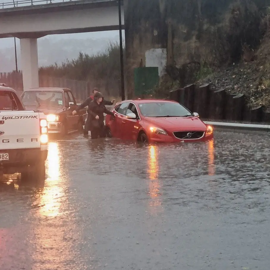 Dunedin road closed due to major flooding