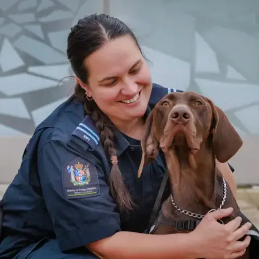 From stray to top dog: Noah thriving at Christchurch Airport