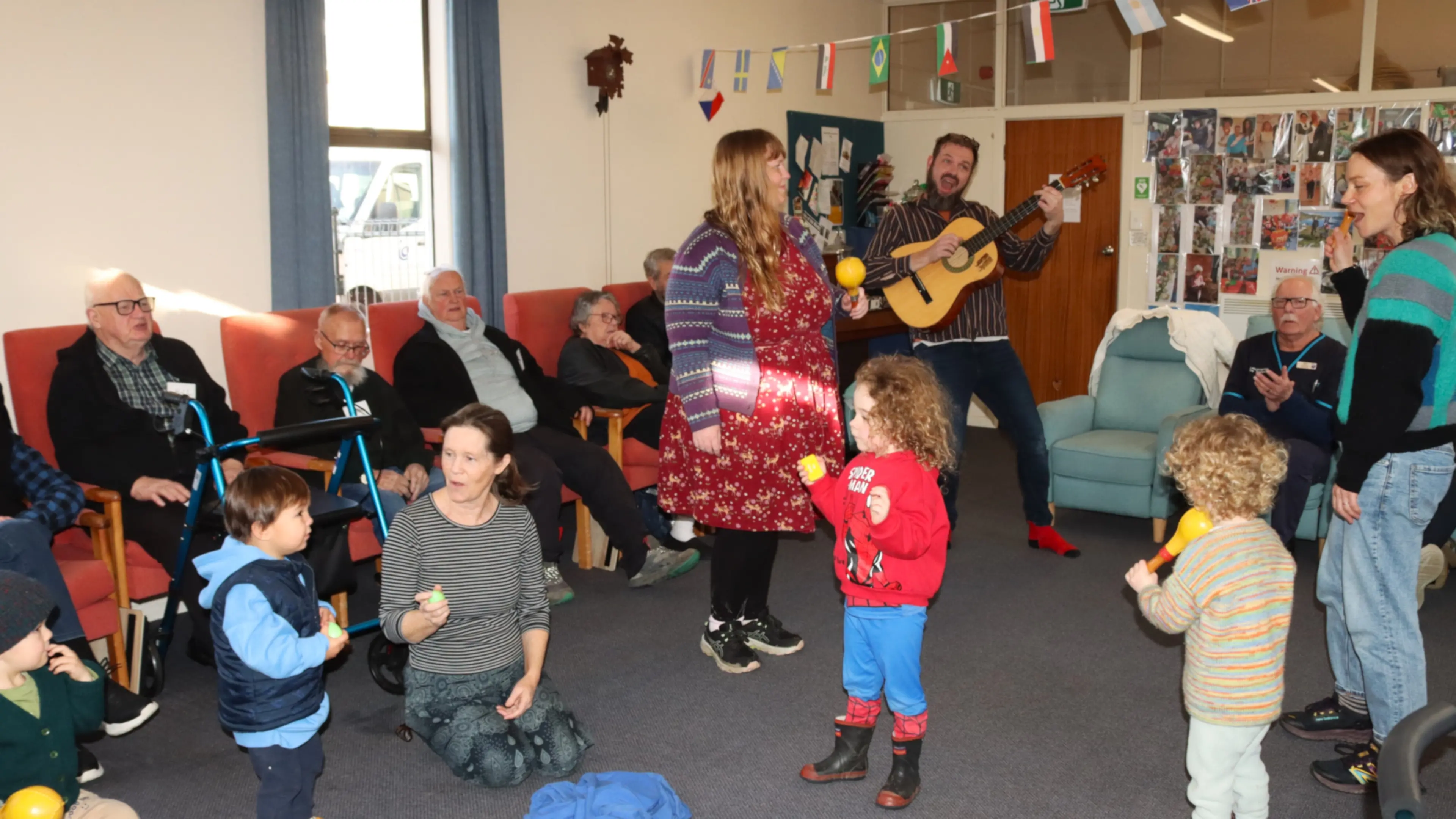 Young and old strike a chord