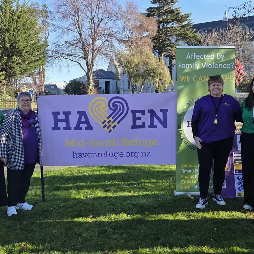 Painting town purple for a good cause