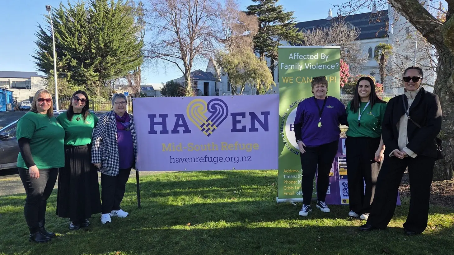 Painting town purple for a good cause