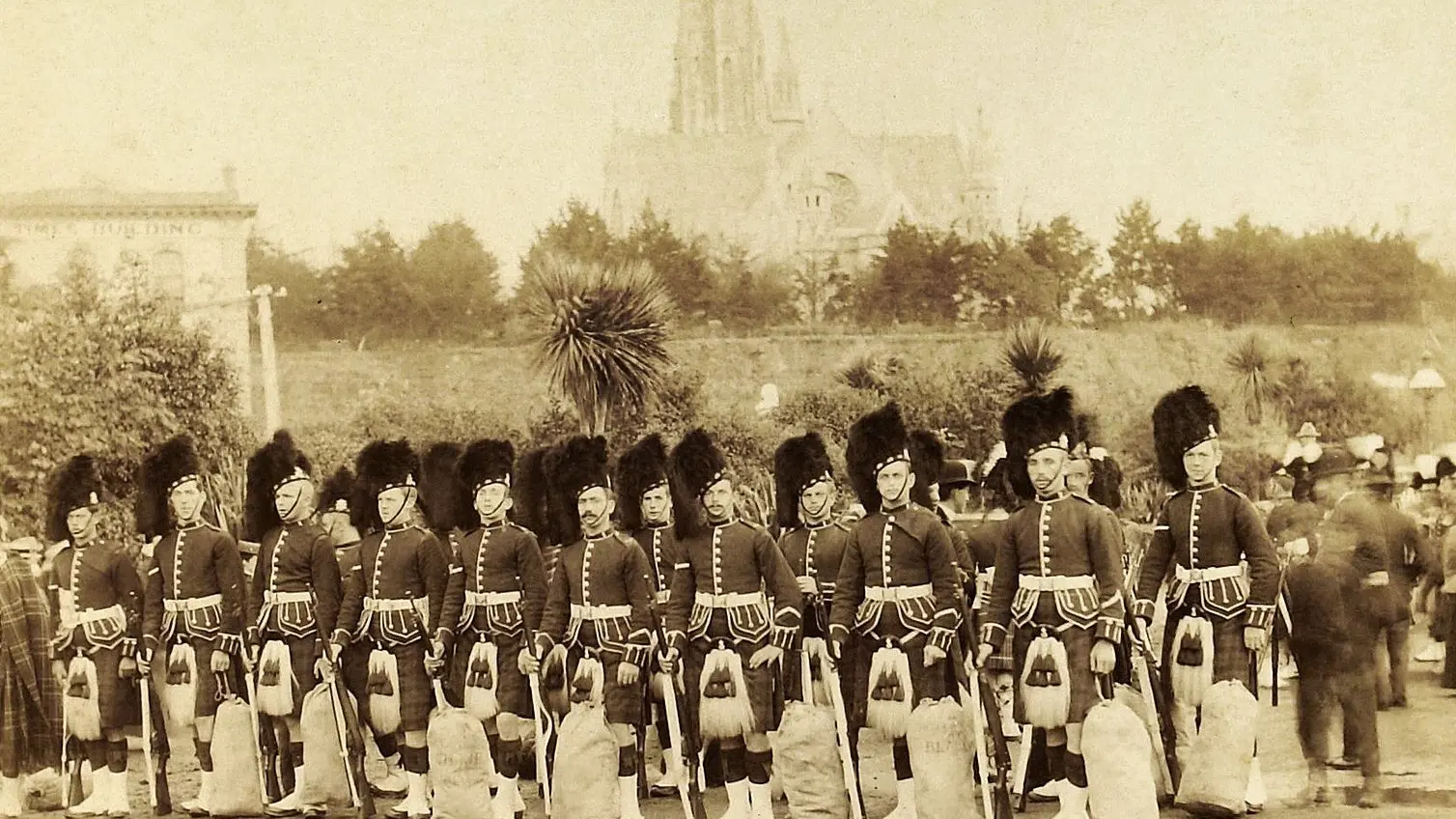 Soldiers honour Scottish traditions