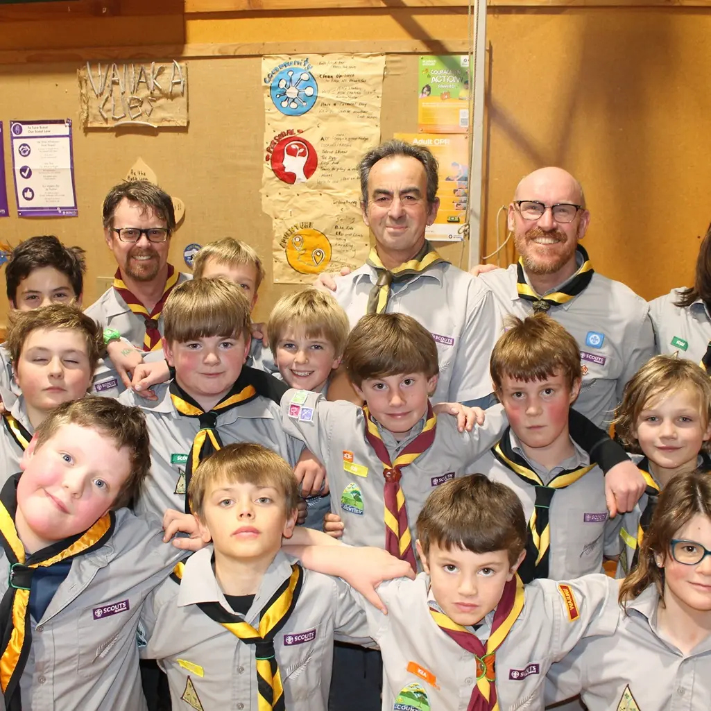 Scout leader moving on