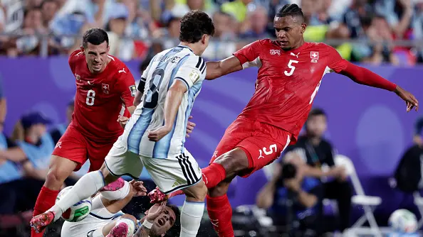 Argentina defeat Switzerland to advance to semifinals