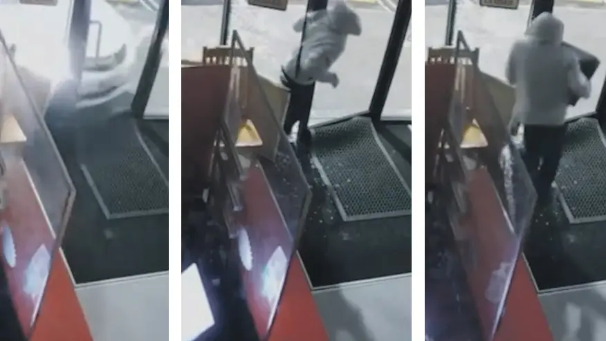 Watch: Destructive ram raiders caught on security camera