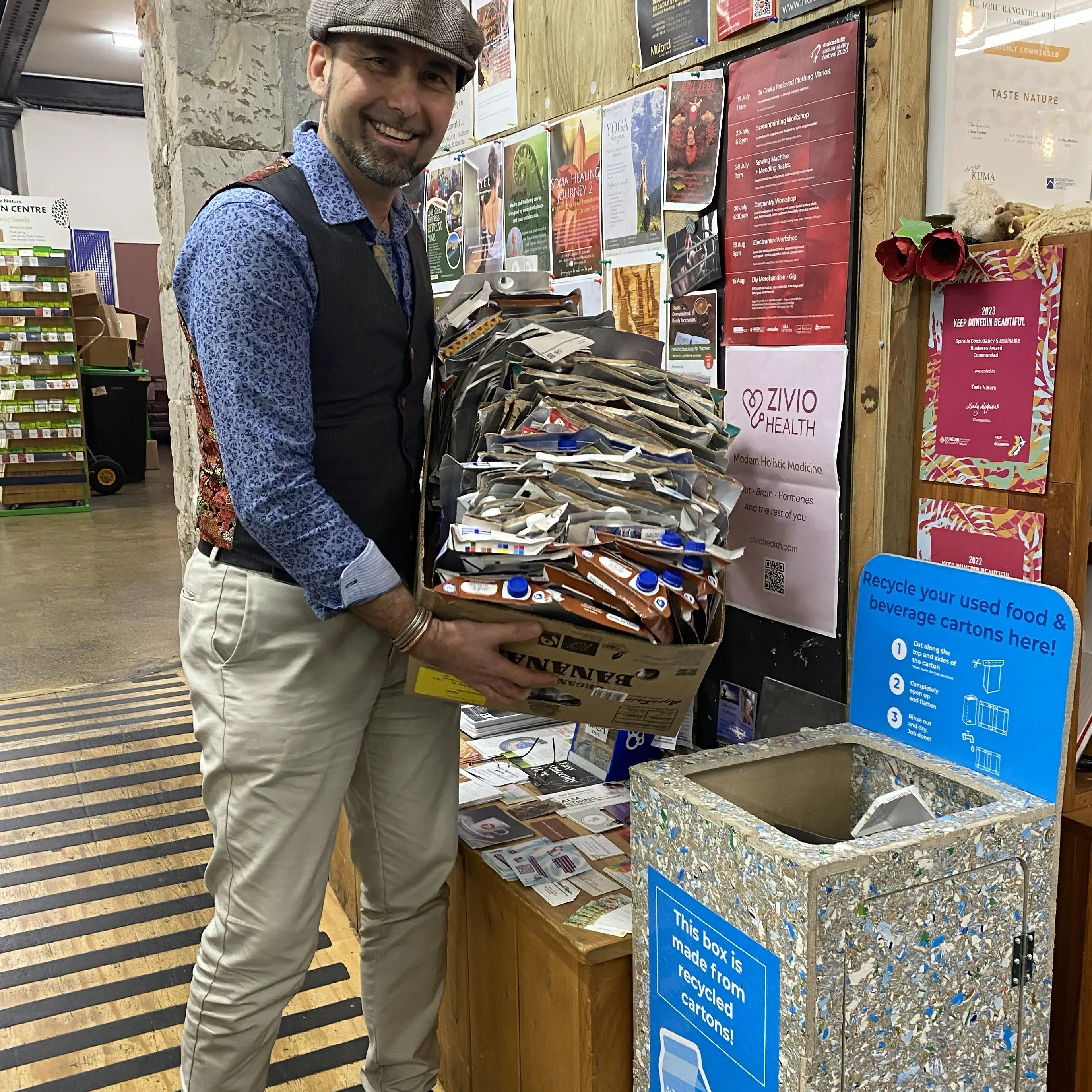 Recycling scheme hits 10-tonne mark