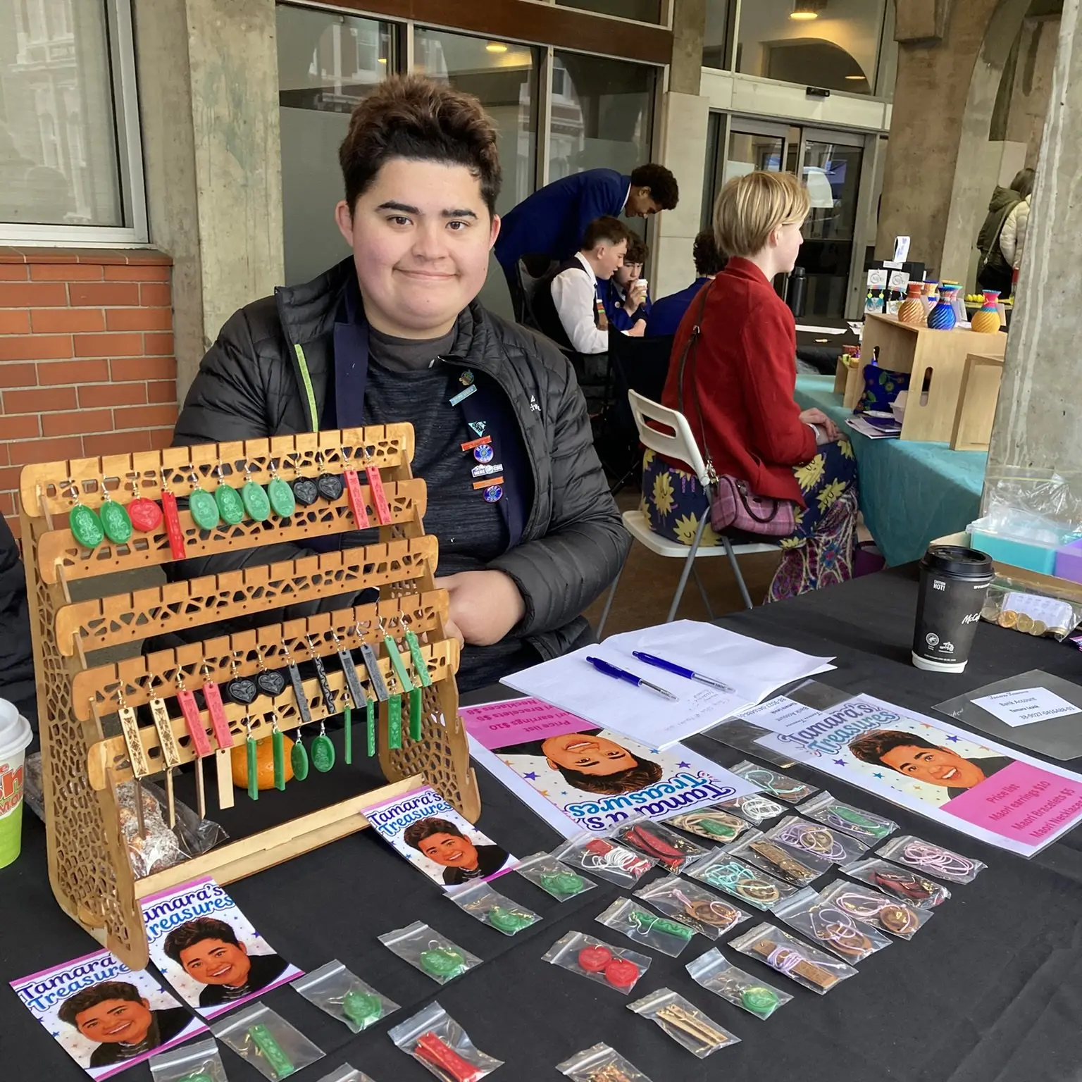 Young entrepreneurs successful at market