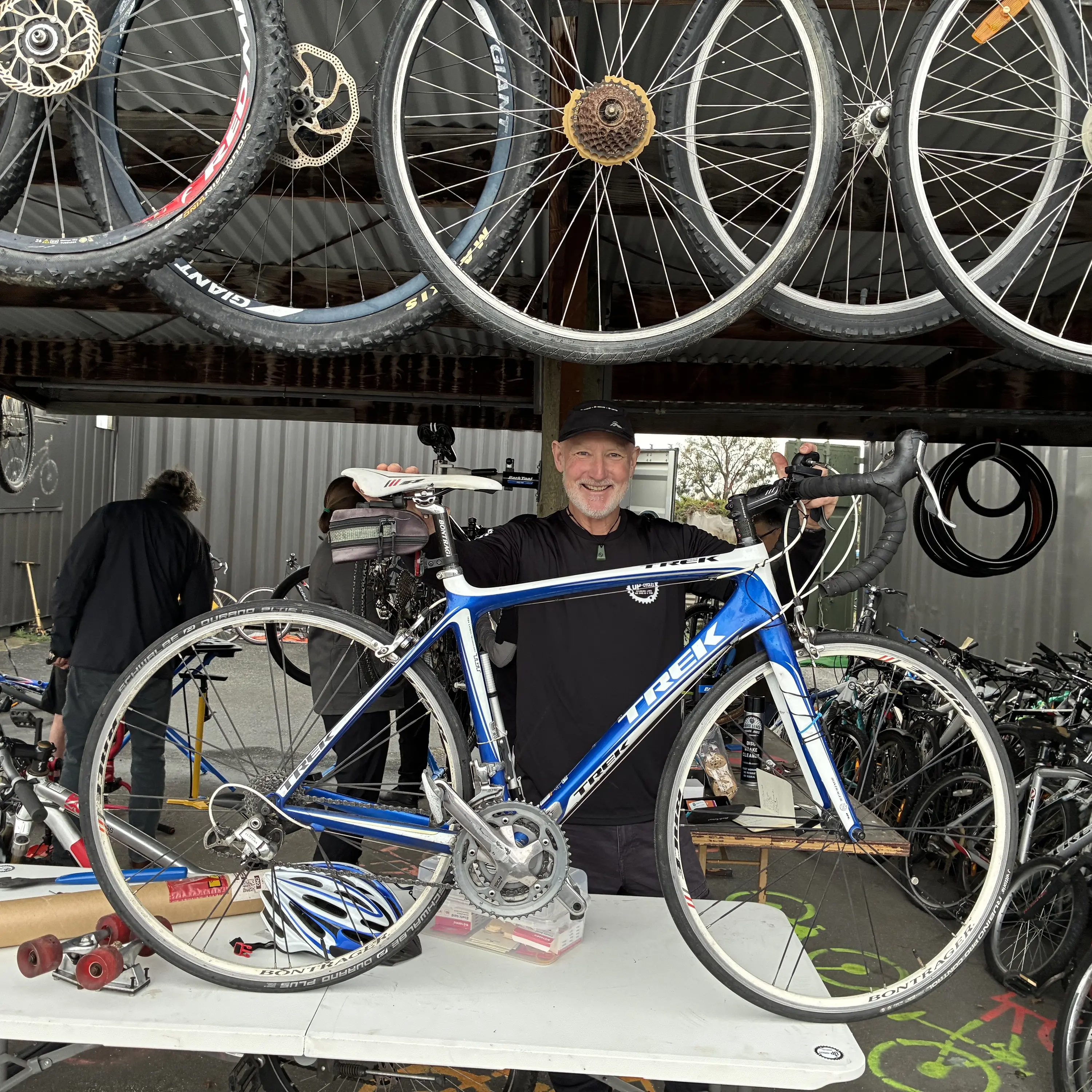 Giving life back to the little blue bike