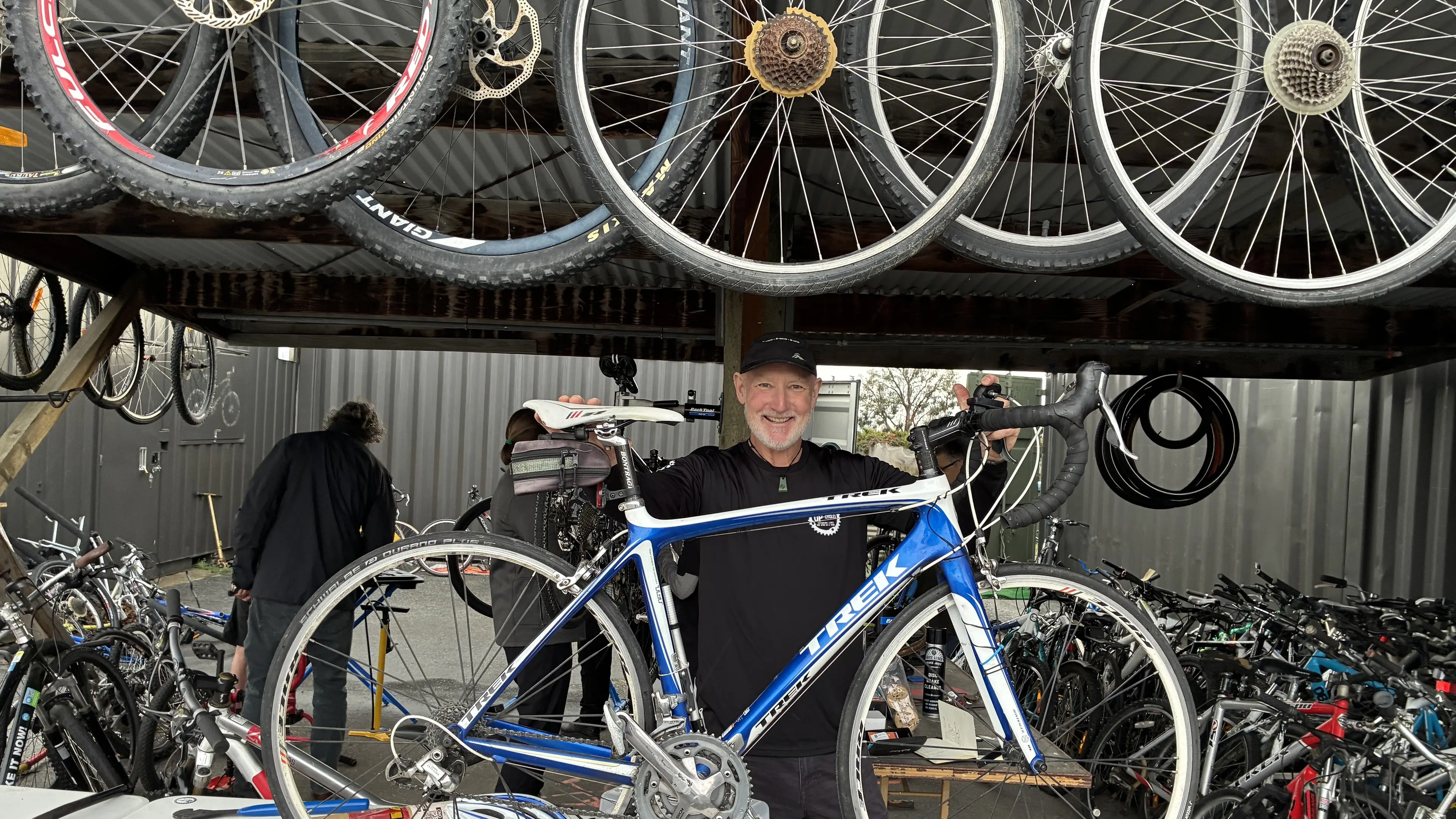 Giving life back to the little blue bike