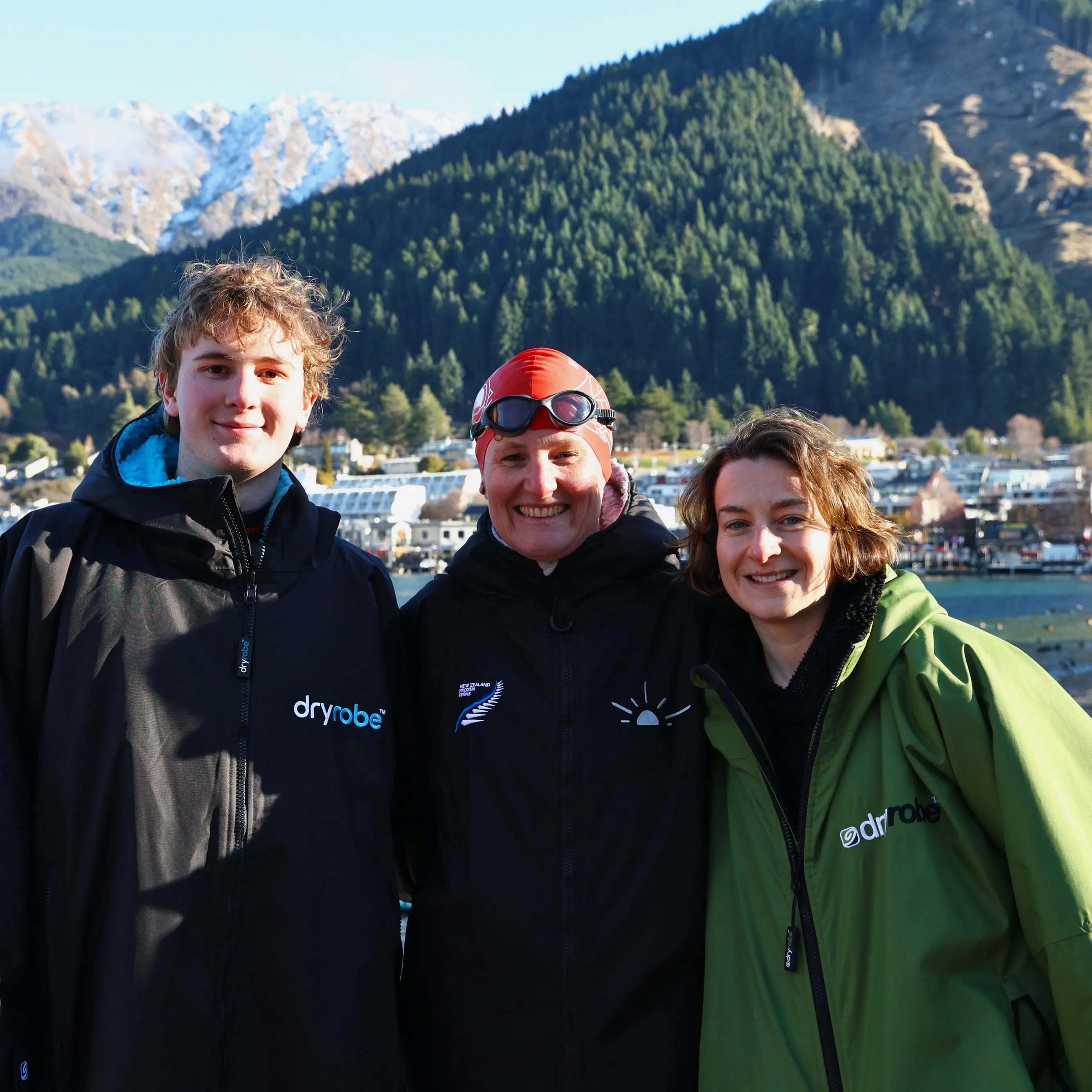 Swimmers embracing the South’s deep freeze