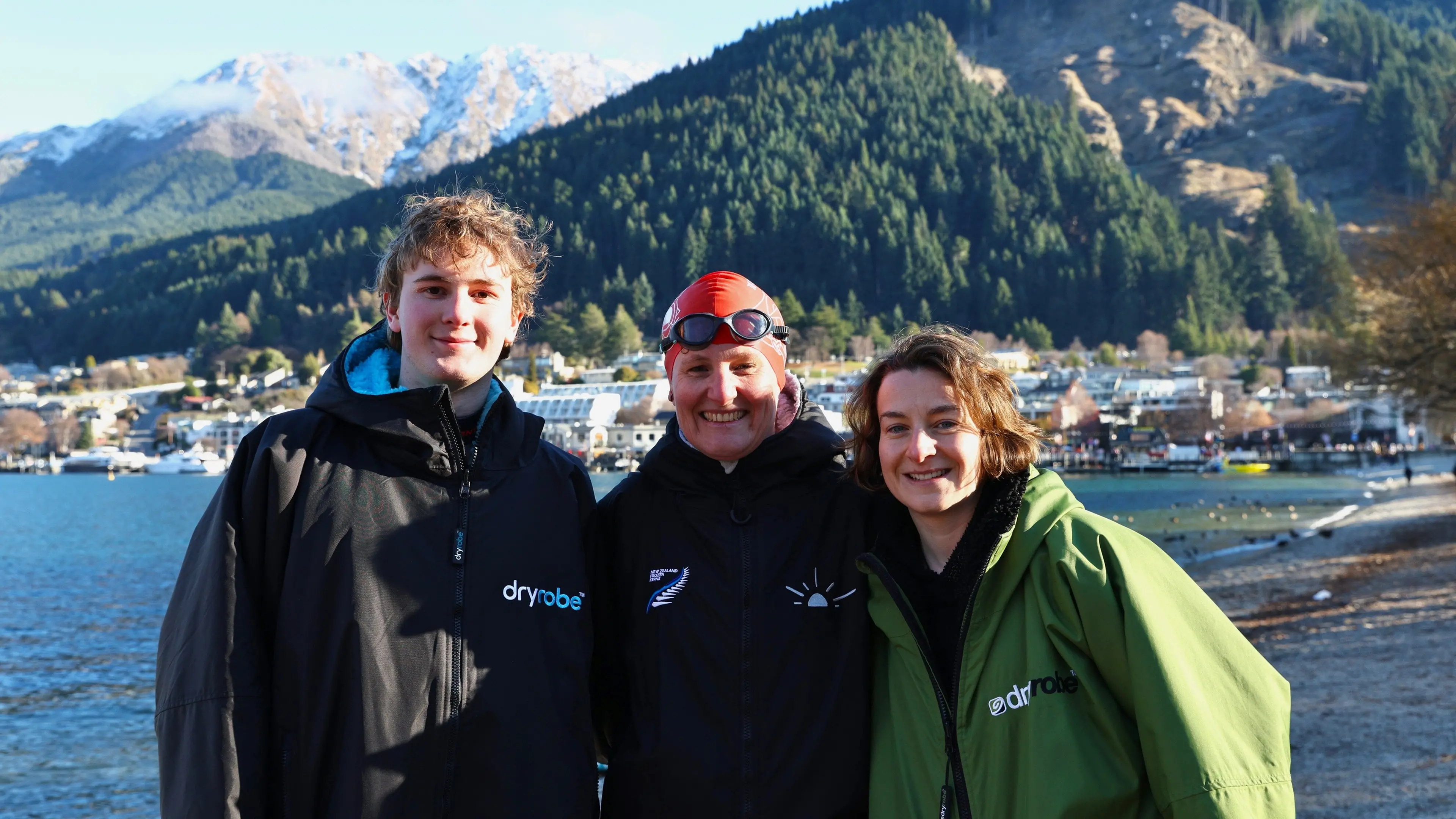 Swimmers embracing the South’s deep freeze