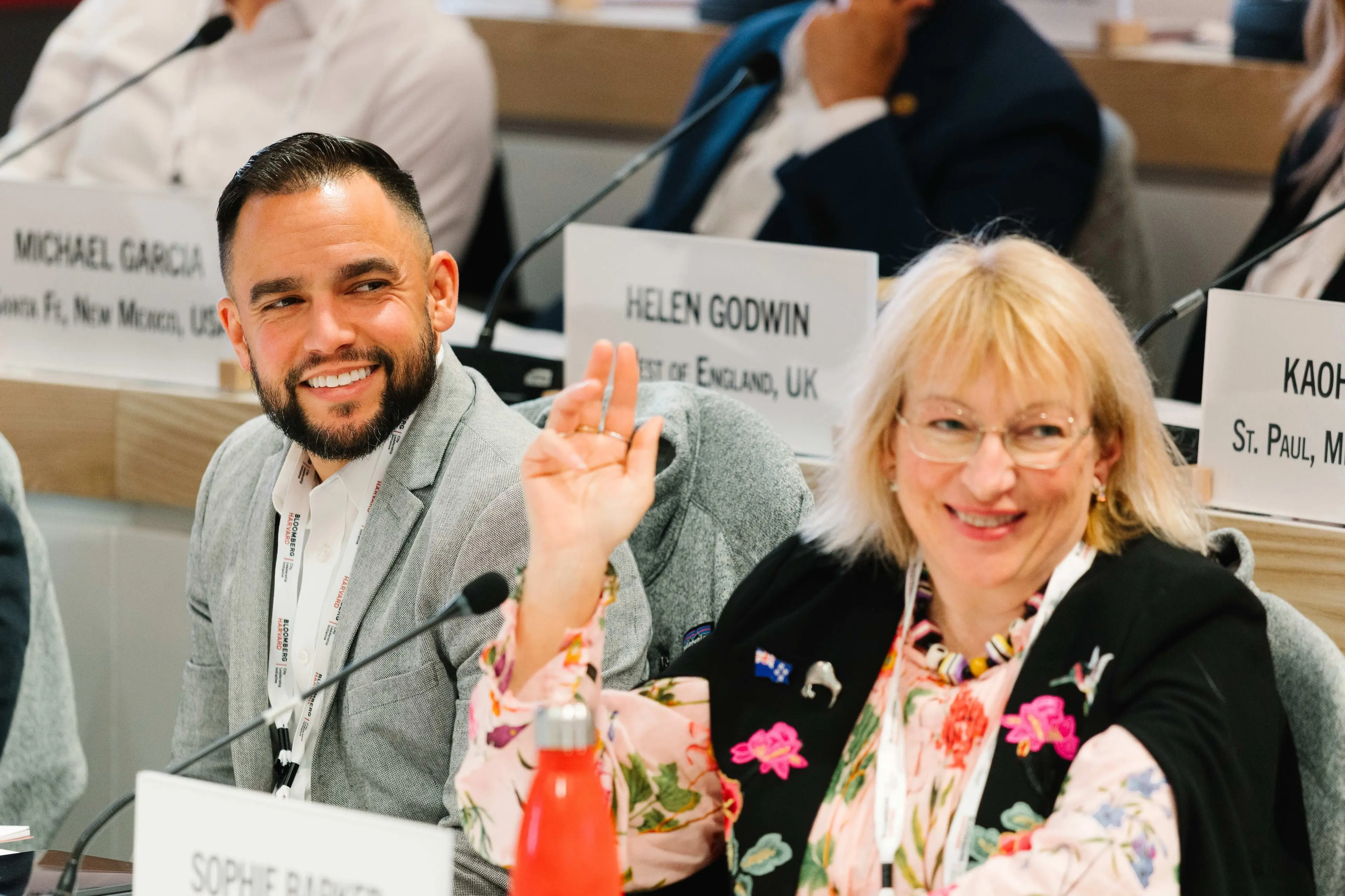 Dunedin Mayor Sophie Barker at the Bloomberg Harvard City Leadership Initiative in New York. PHOTO: SUPPLIED