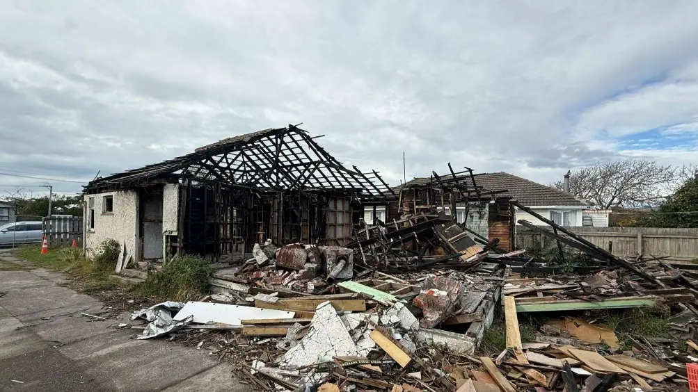 Fire-damaged South New Brighton home back on the market