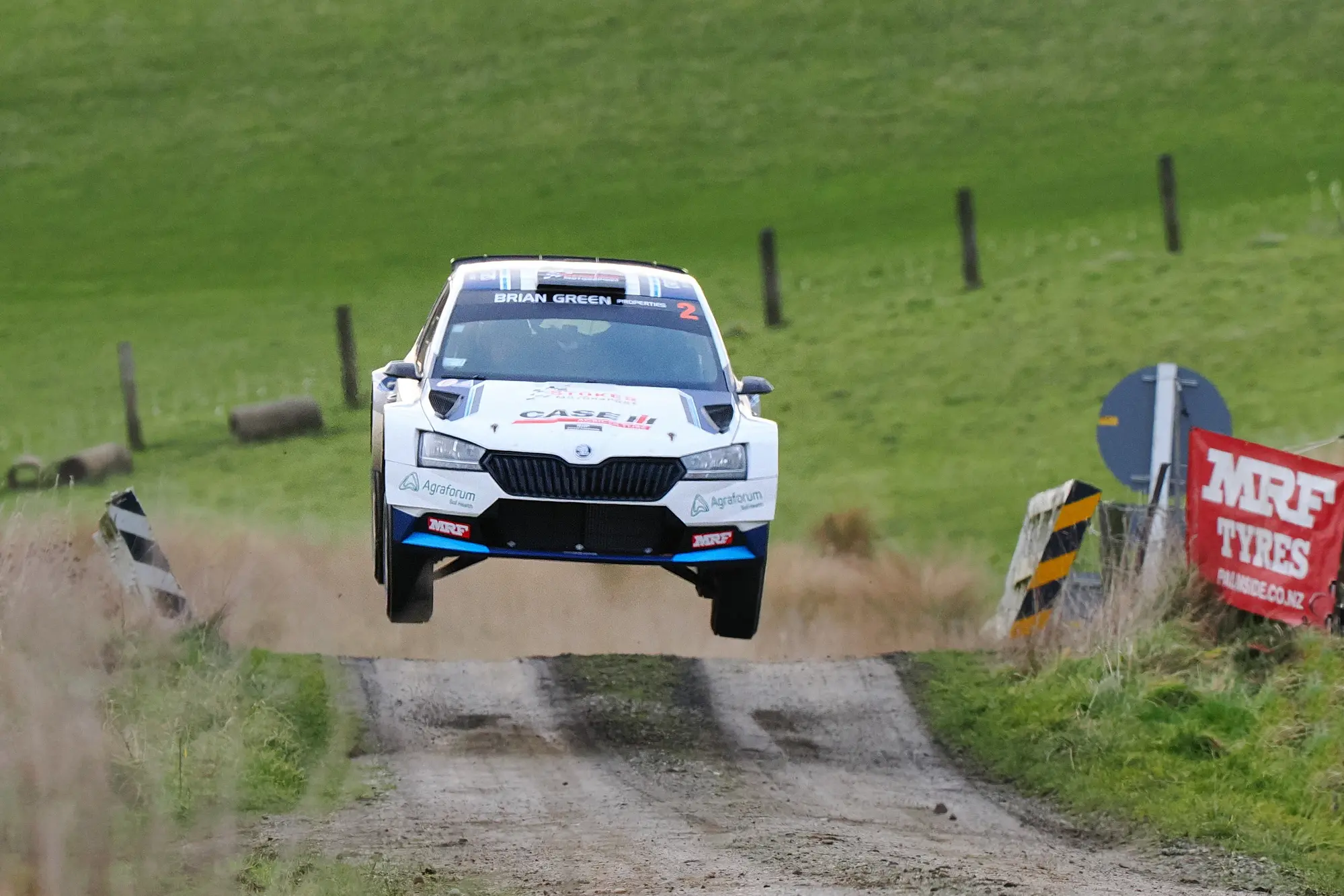 Waikuku rally driver Jack Stokes won the Barry Robinson Memorial Rally Southland over the weekend. Photo: Supplied