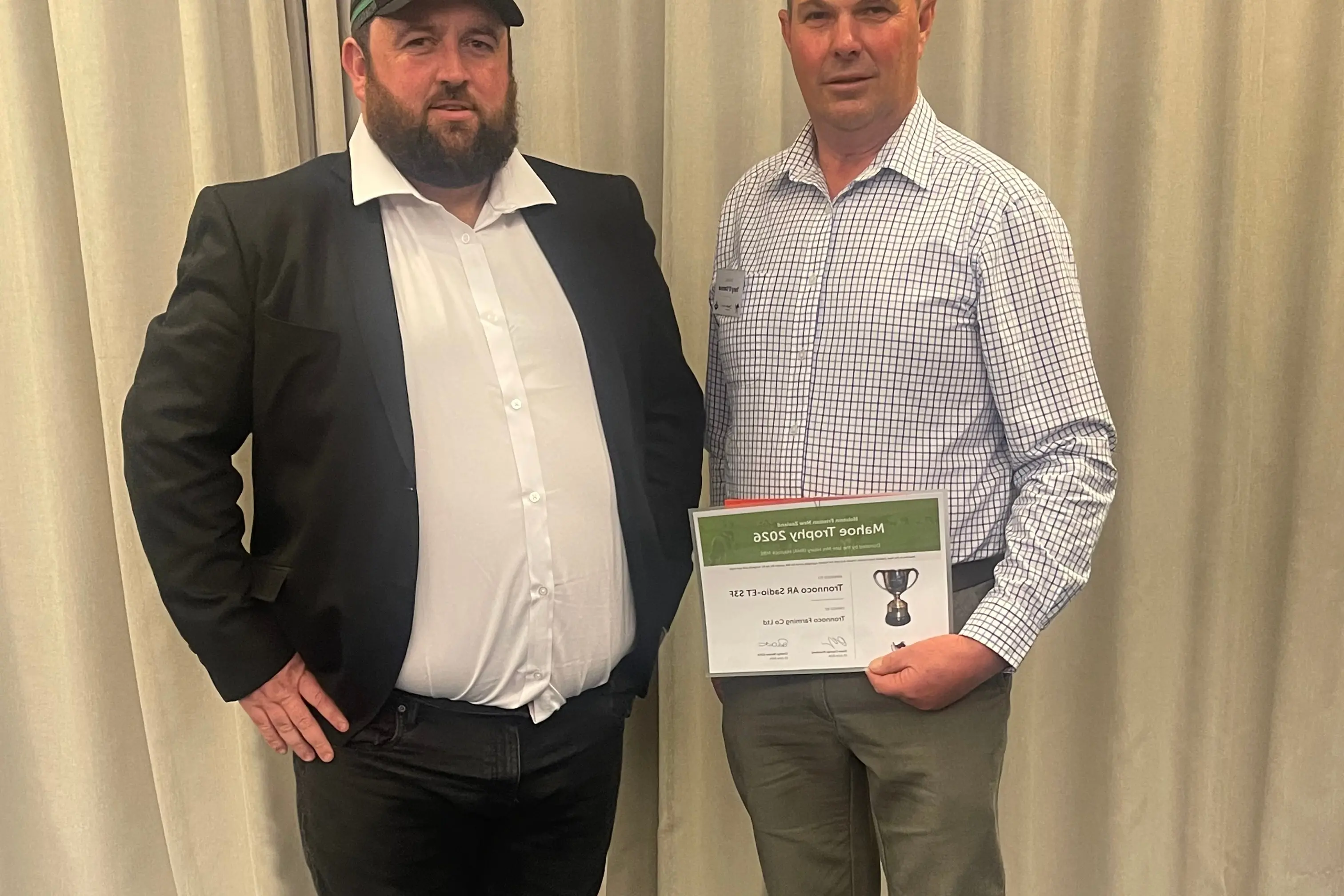 Timaru dairy breeders take out trophy for top Holstein Friesian sire