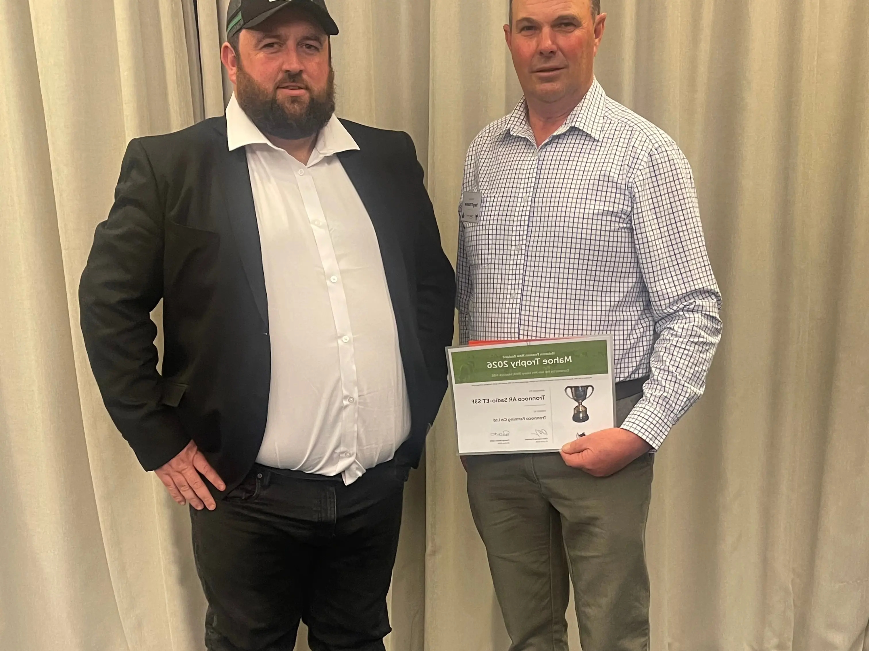 Timaru dairy breeders take out trophy for top Holstein Friesian sire