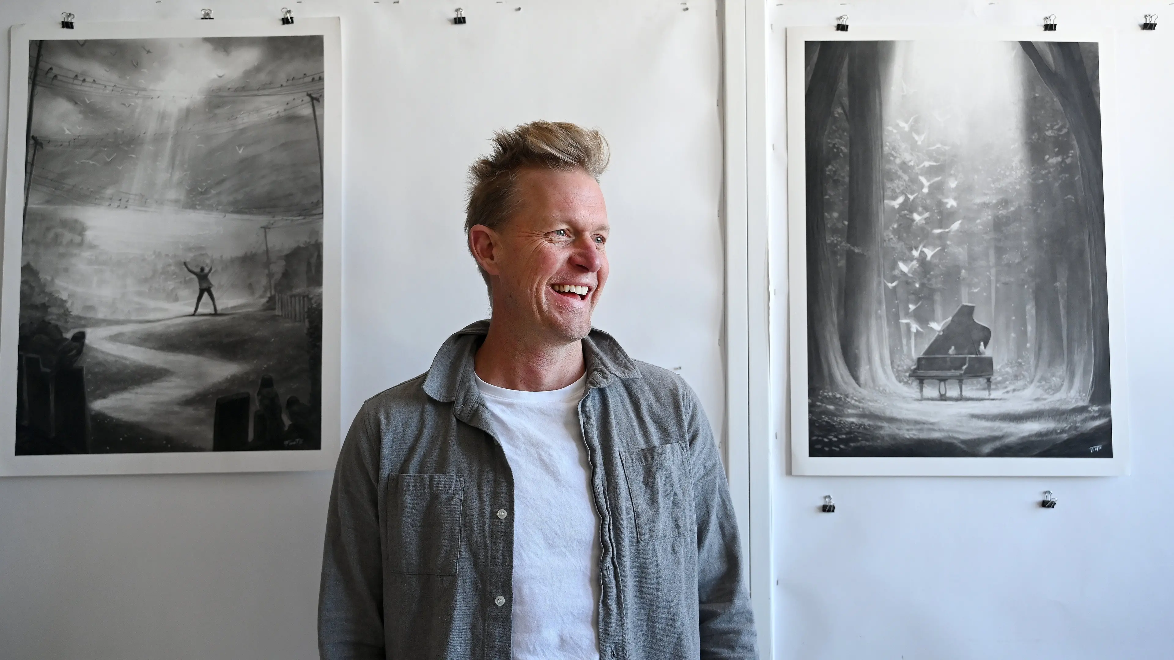 It’s almost like “painting with smoke’’ for Dunedin artist