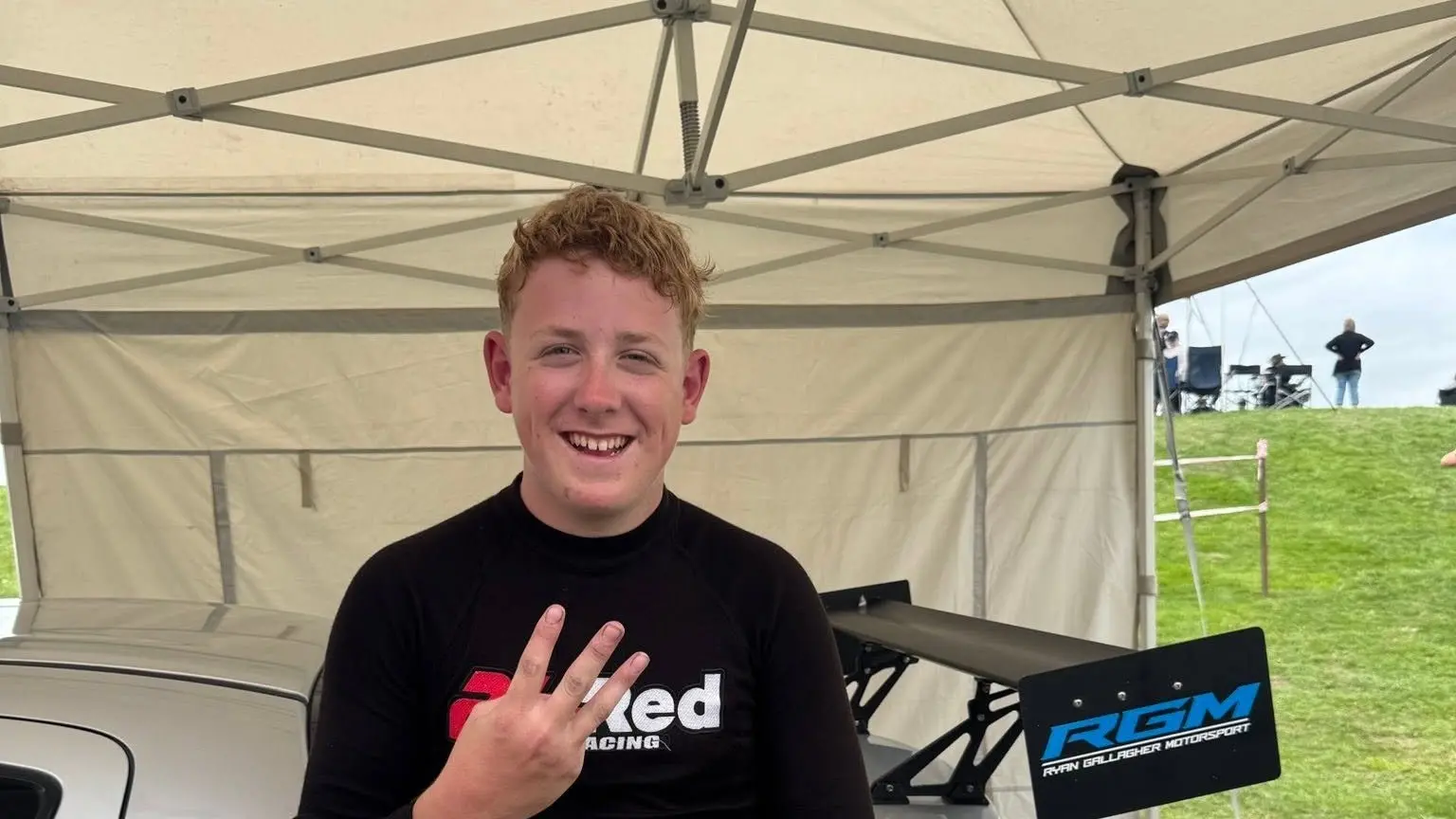 16-year-old keeps his pedal to the metal