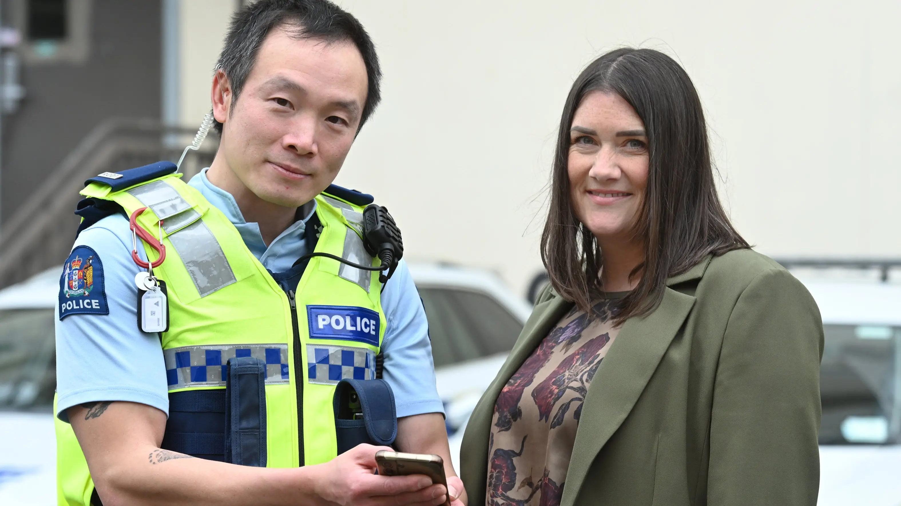 Aramoana survivor welcomes Dunedin’s newest police officer to the force