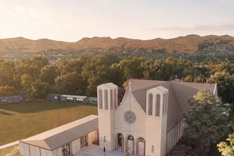 A design rendering for Christchurch\\'s new Cathedral of the Blessed Sacrament. Photo: Supplied / Catholic Diocese of Christchurch