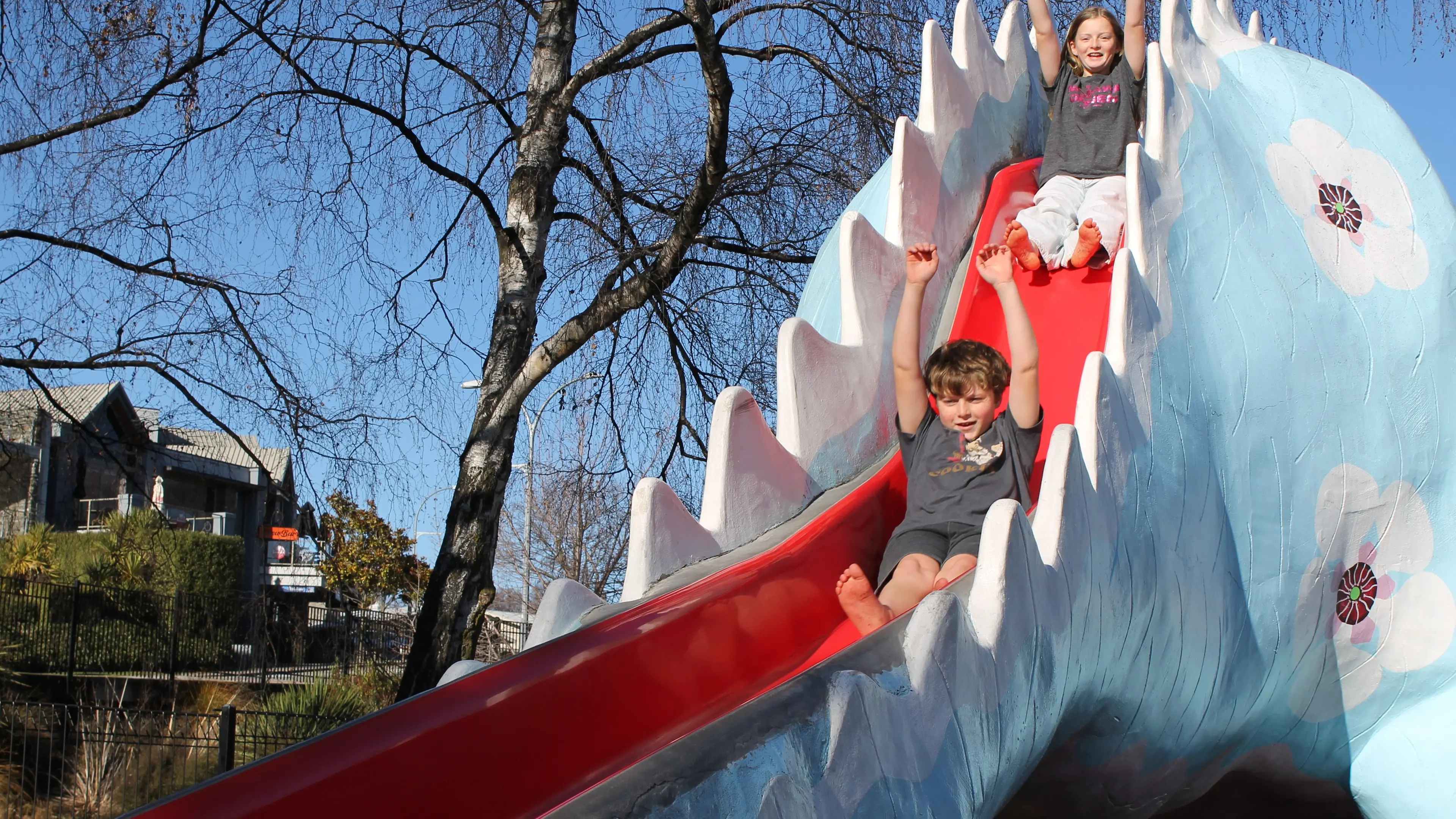 Wānaka wins battle of dinosaur slides