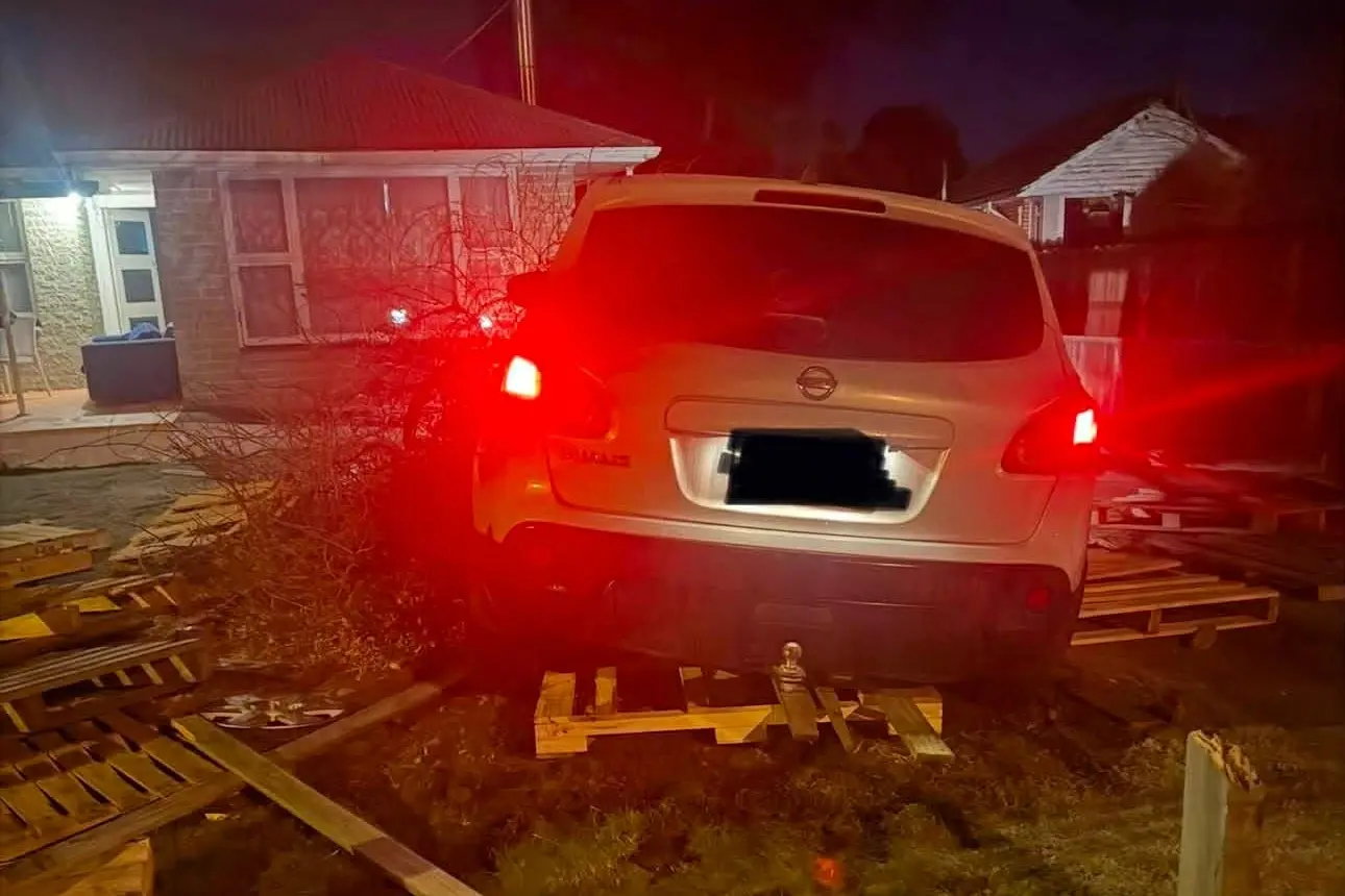 A crash on State Highway 1 in Christchurch. Photo: Facebook