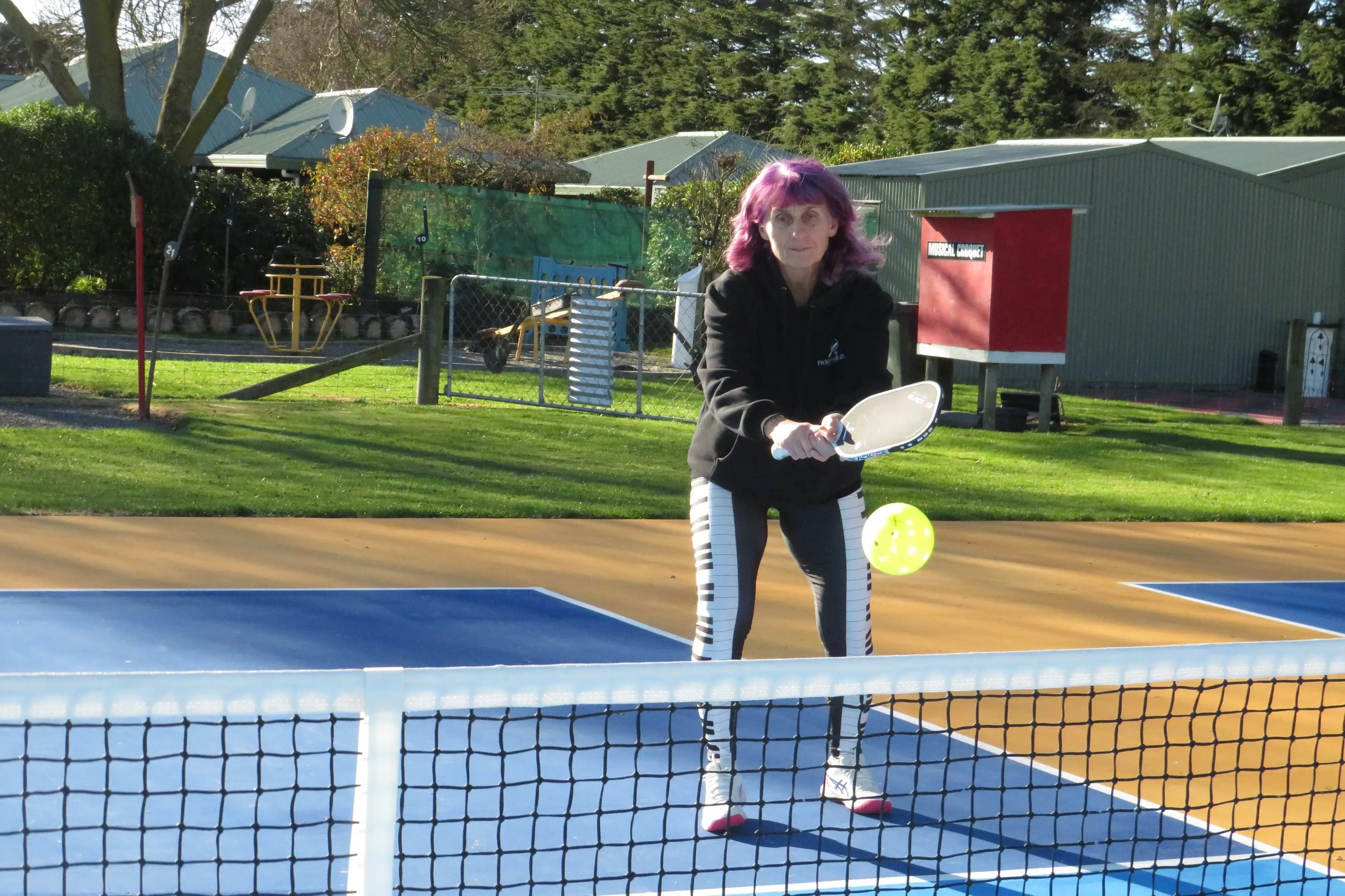 Pickleballer Ruth Hall is opening up her personal court for a fundraising event. Photo: File/Heather Mackenzie