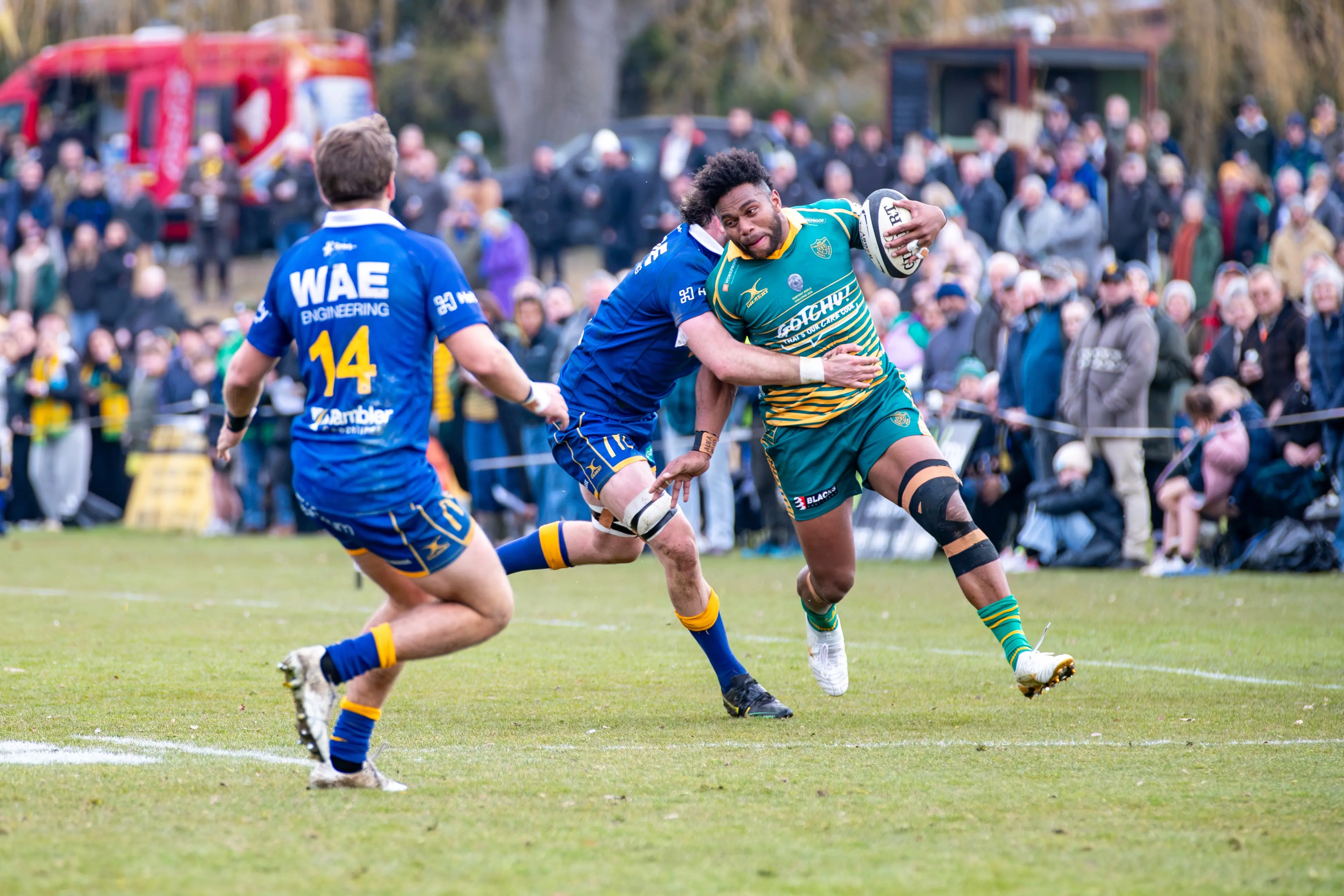 Mid Canterbury supporters had plenty to cheer about during their sides Ranfurly Shield challenge against Otago in Alexandra. Photo: Heather Mackenzie