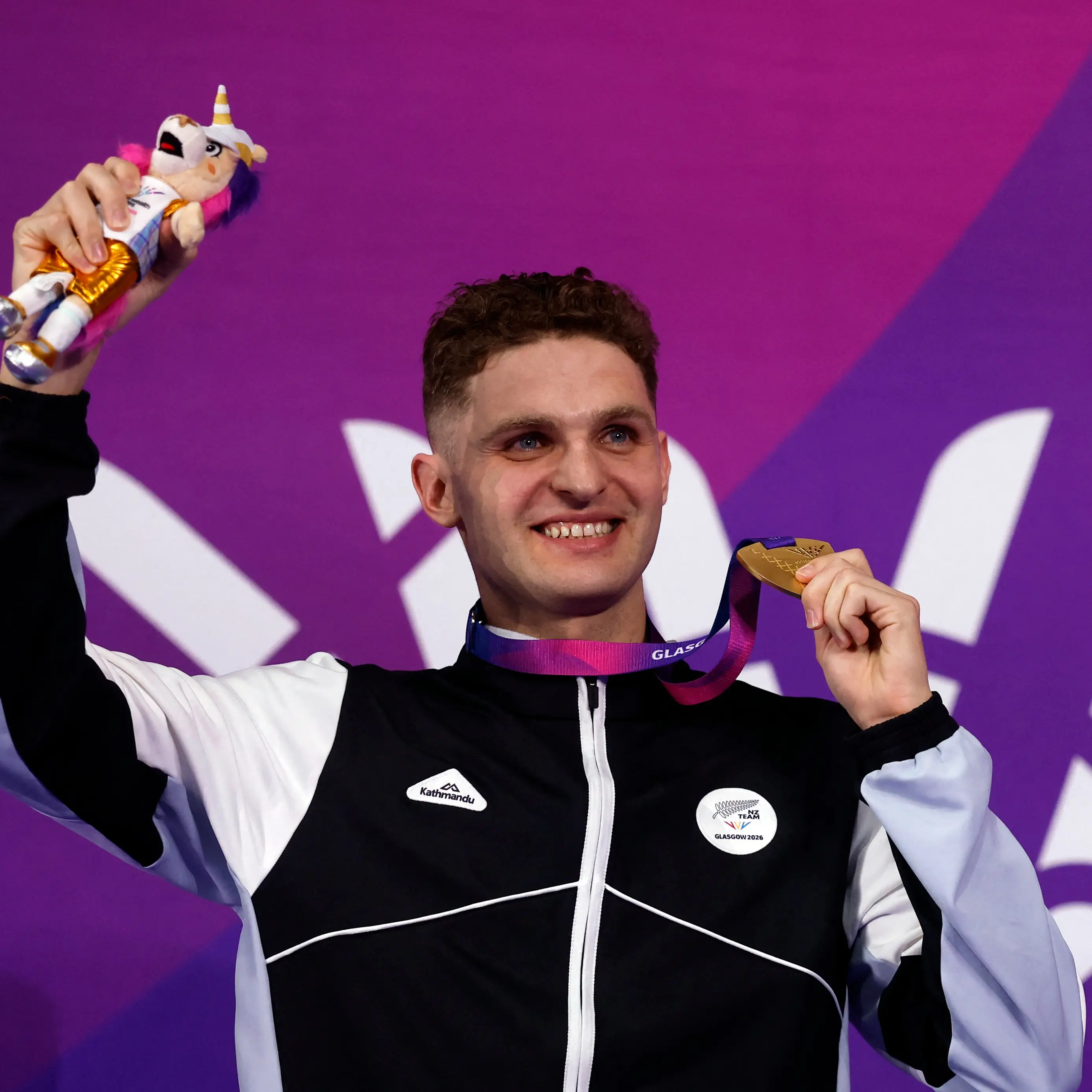 Lewis Clareburt wins NZ's first gold medal at Glasgow Games