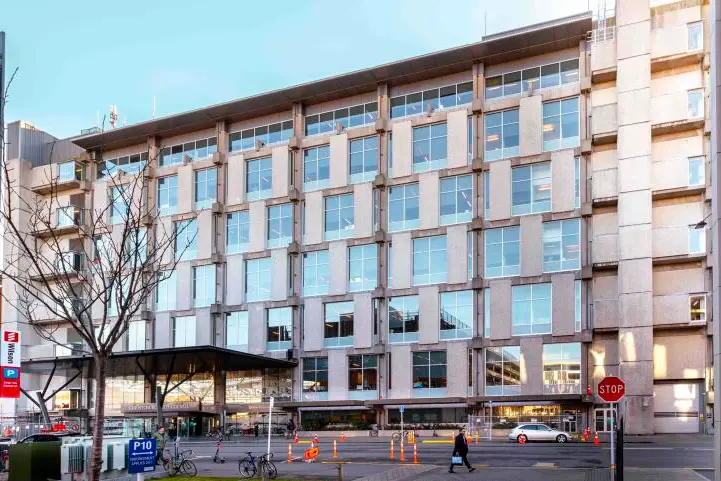 Christchurch City Council\\u2019s Te Hononga civic building on Hereford St. Photo: CCC