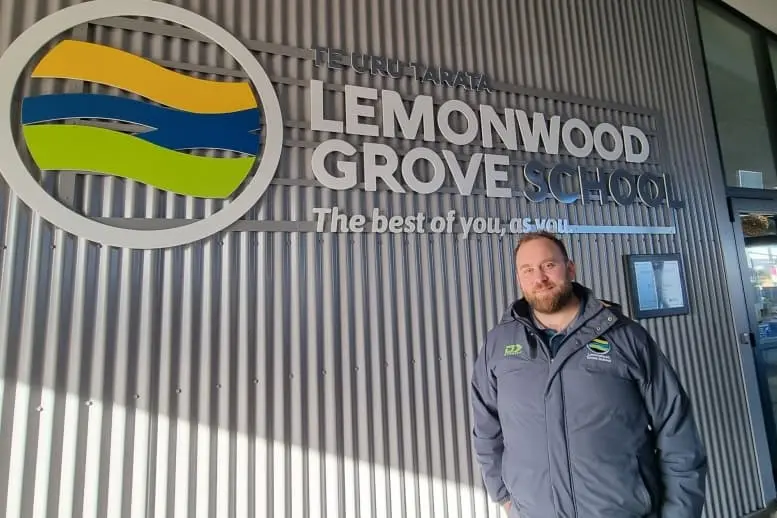 \\u200BLemonwood Grove School Principal Blair Dravitski plans to keep open-plan classrooms. Photo:\\u00A0RNZ/Niva Chittock