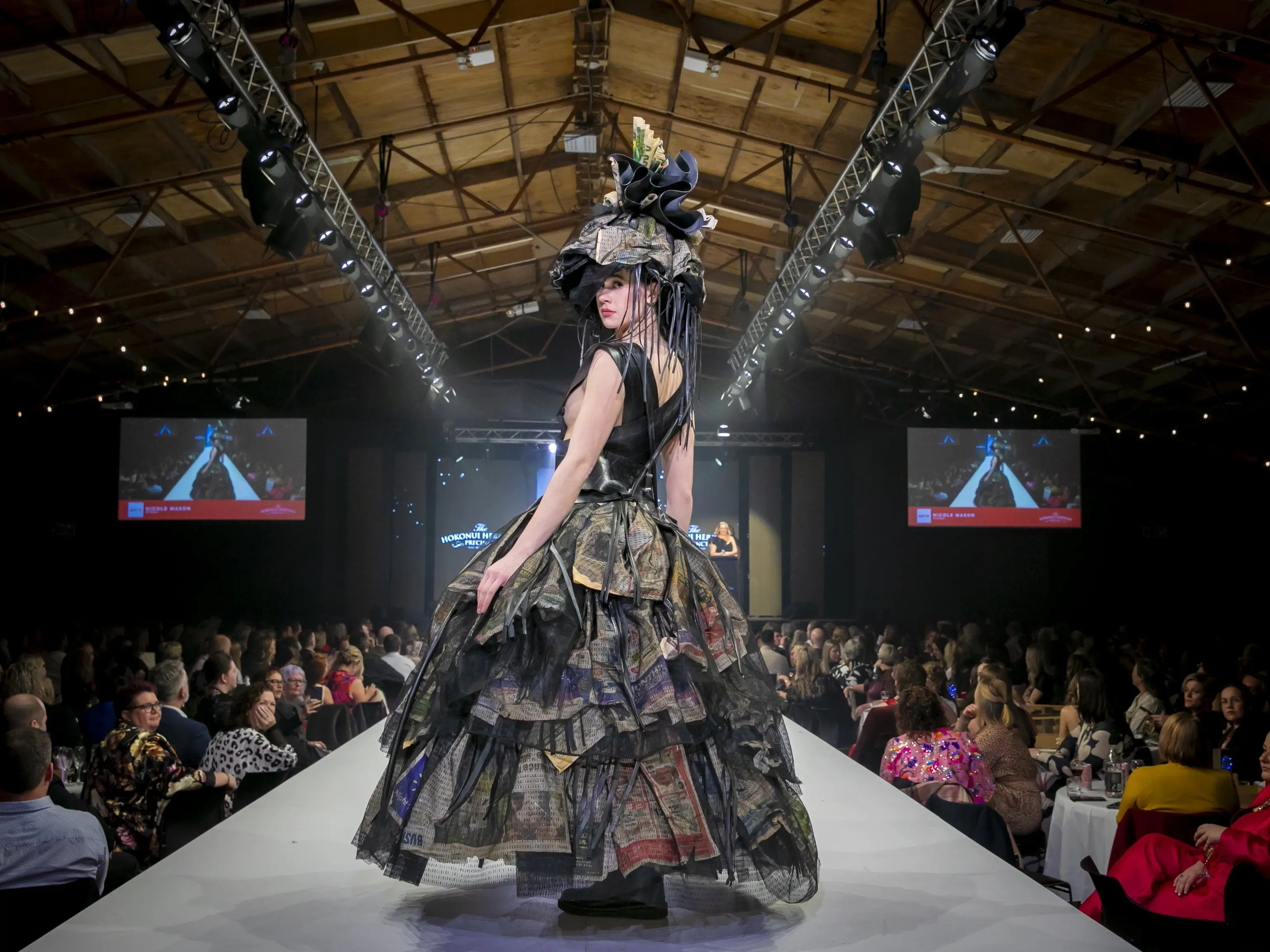 Nicole Mason, of Ettrick, won the Hokonui Heritage Precinct Open Avant Garde Award. Photo: Still Vision Photography