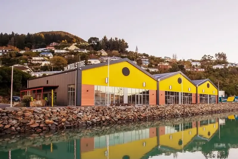 Lyttelton Port Company refurbished an old wool store in 2018 to be used as a retail and hospitality space. It has remained empty ever since.