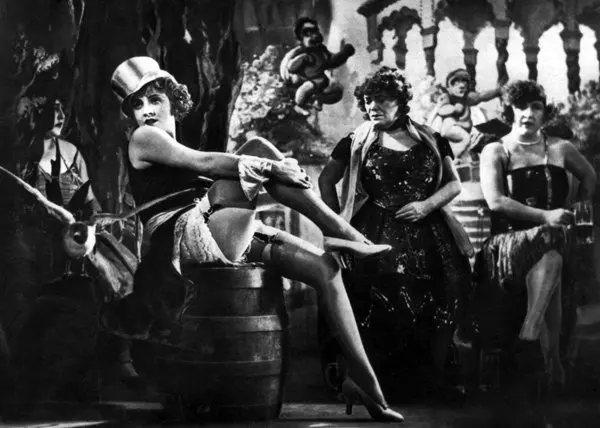 Marlene Dietrich as Lola Lola in \\'The Blue Angel\\'.