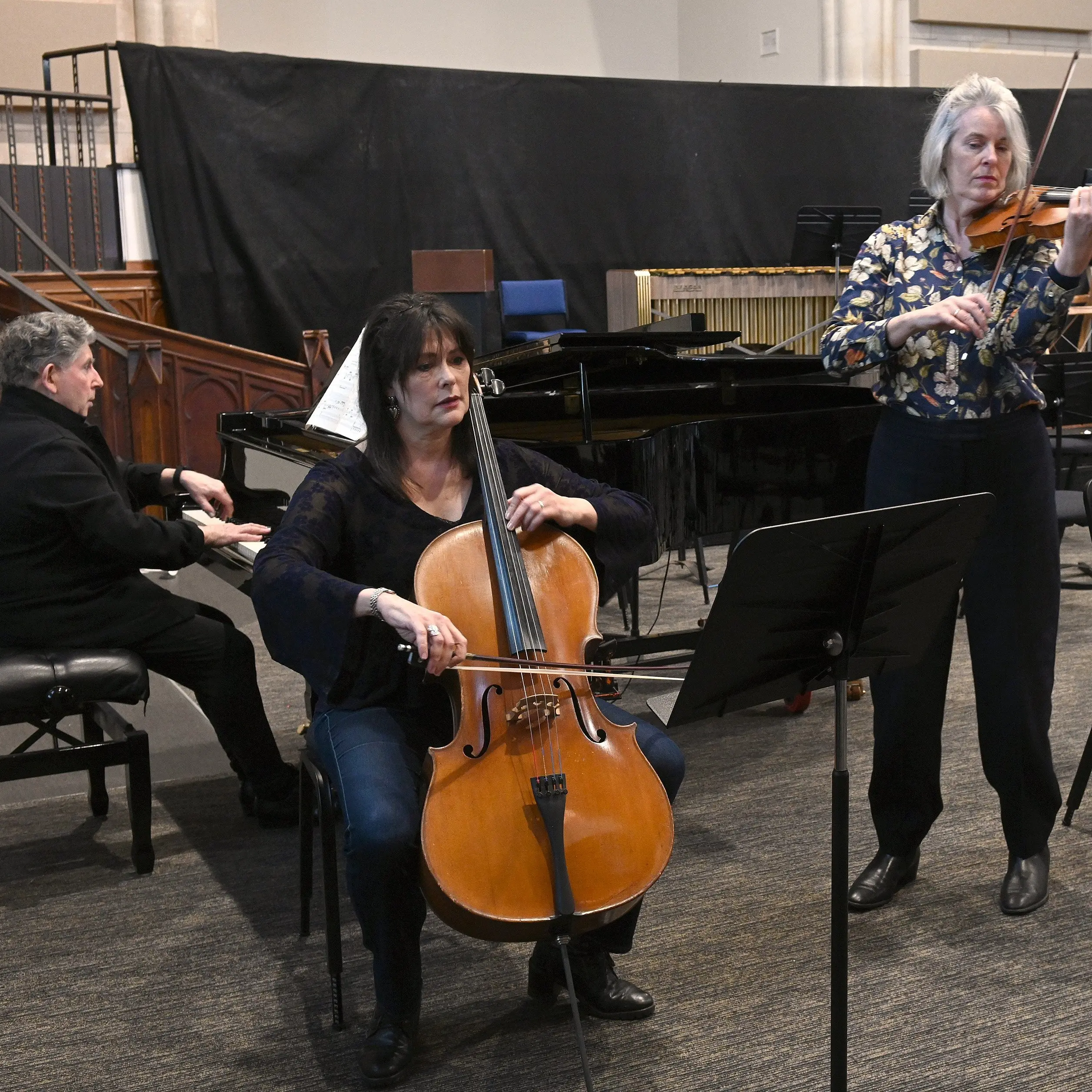 Music lecturers take to the stage determined to have a great time