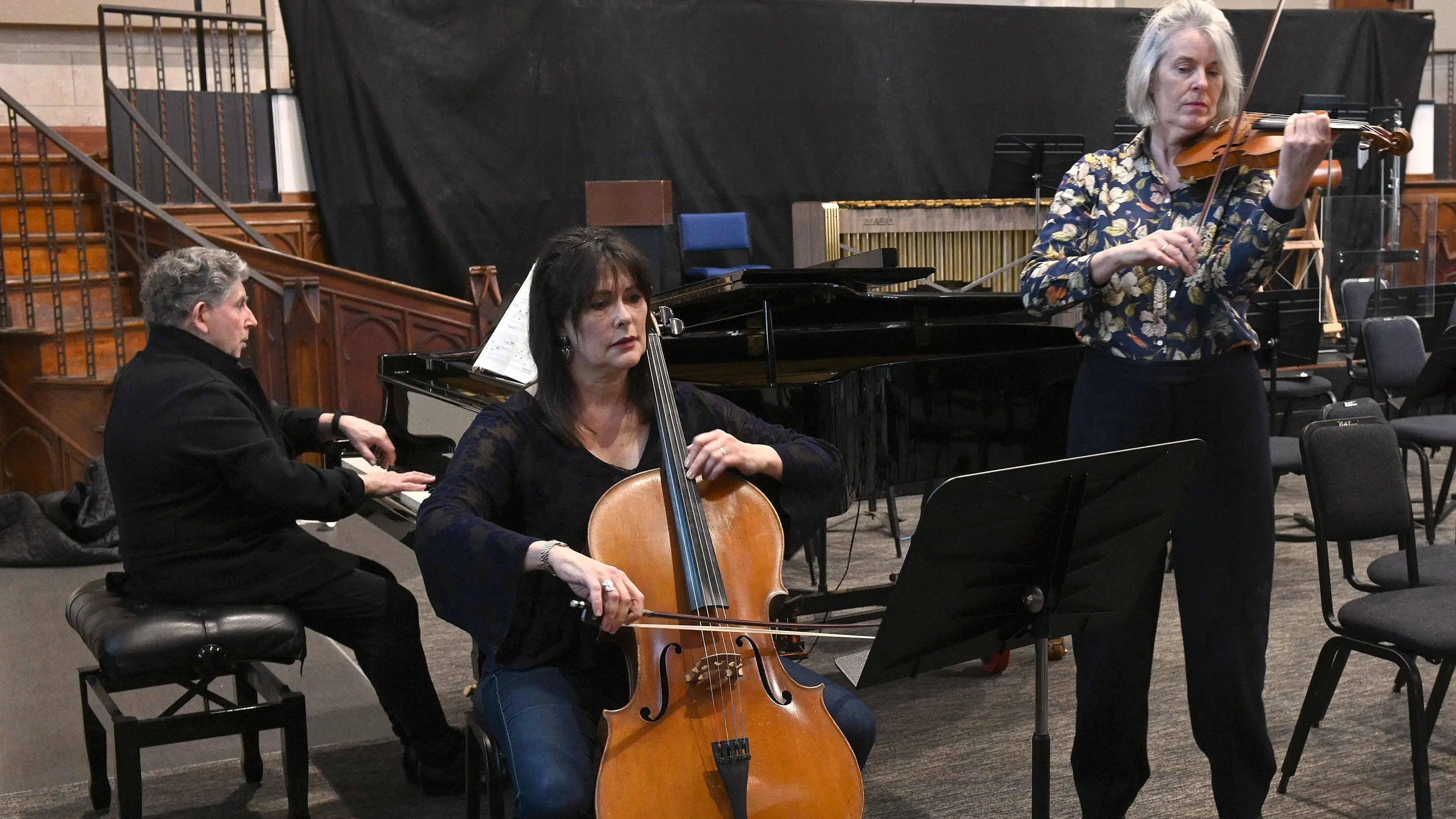 Music lecturers take to the stage determined to have a great time