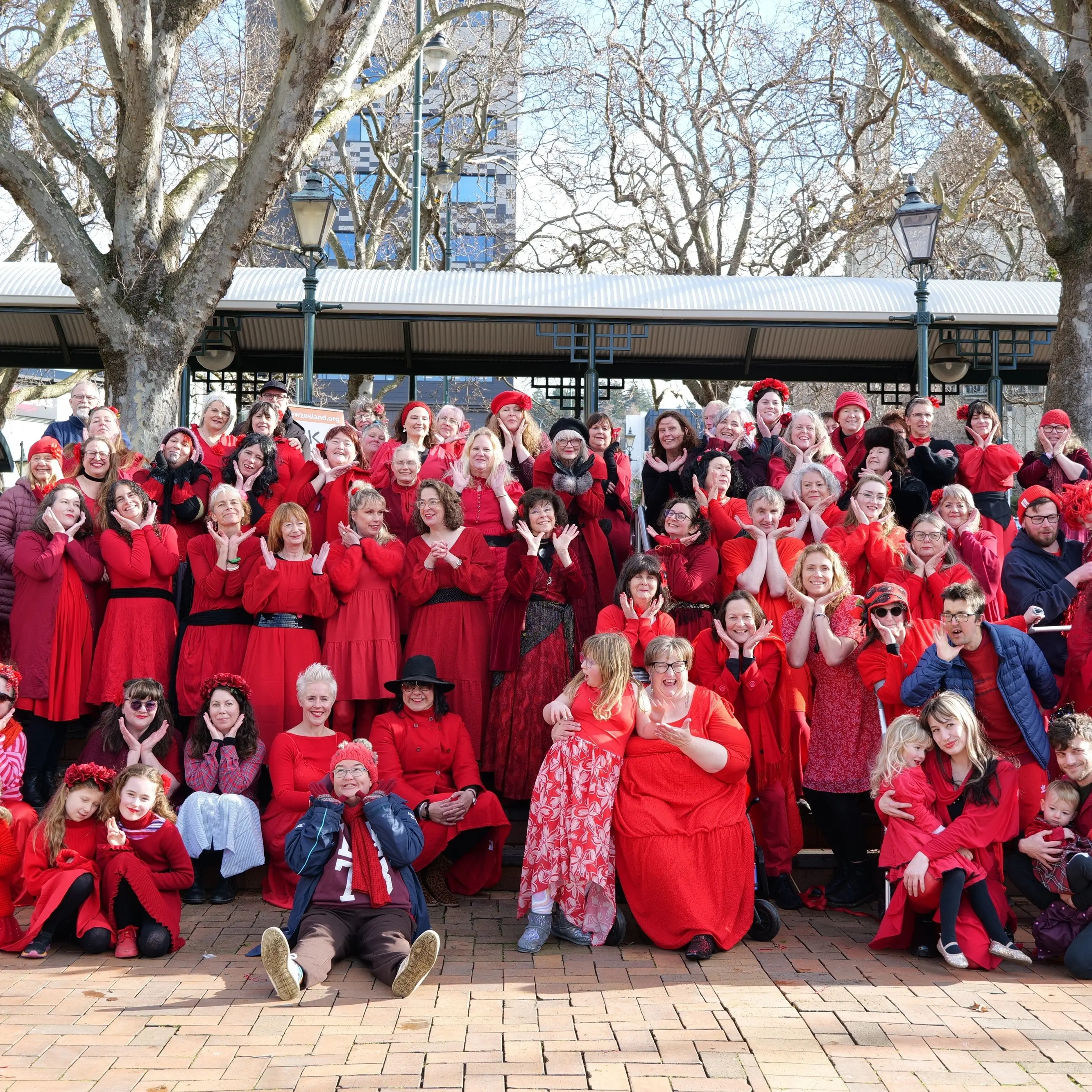 Octagon turns red for Wuthering Heights event