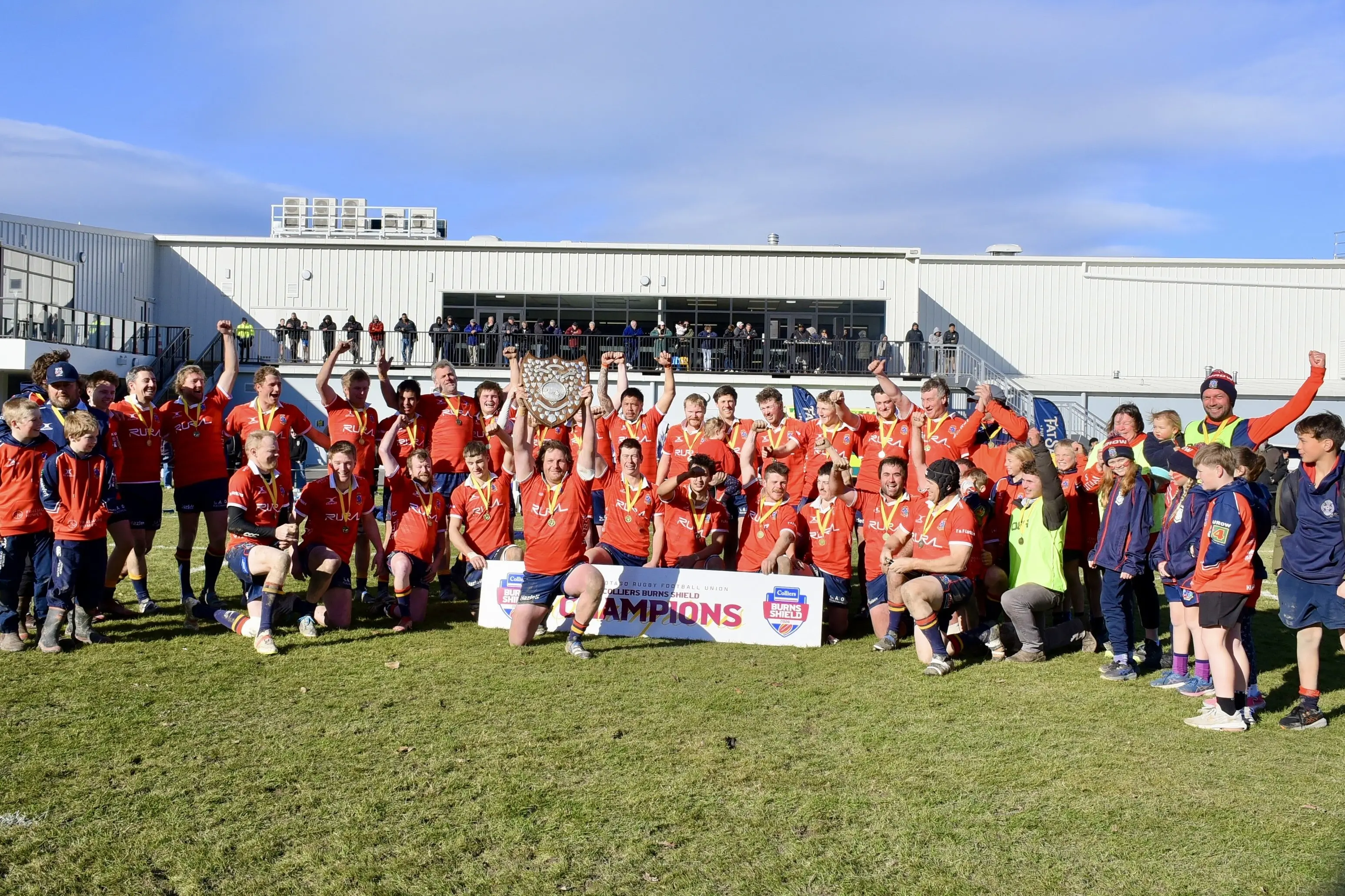 Kurow won the Burns Shield for the second straight season after an 18-15 win over Athletic Marist in the final last weekend. Photo: Masi Vakalala
