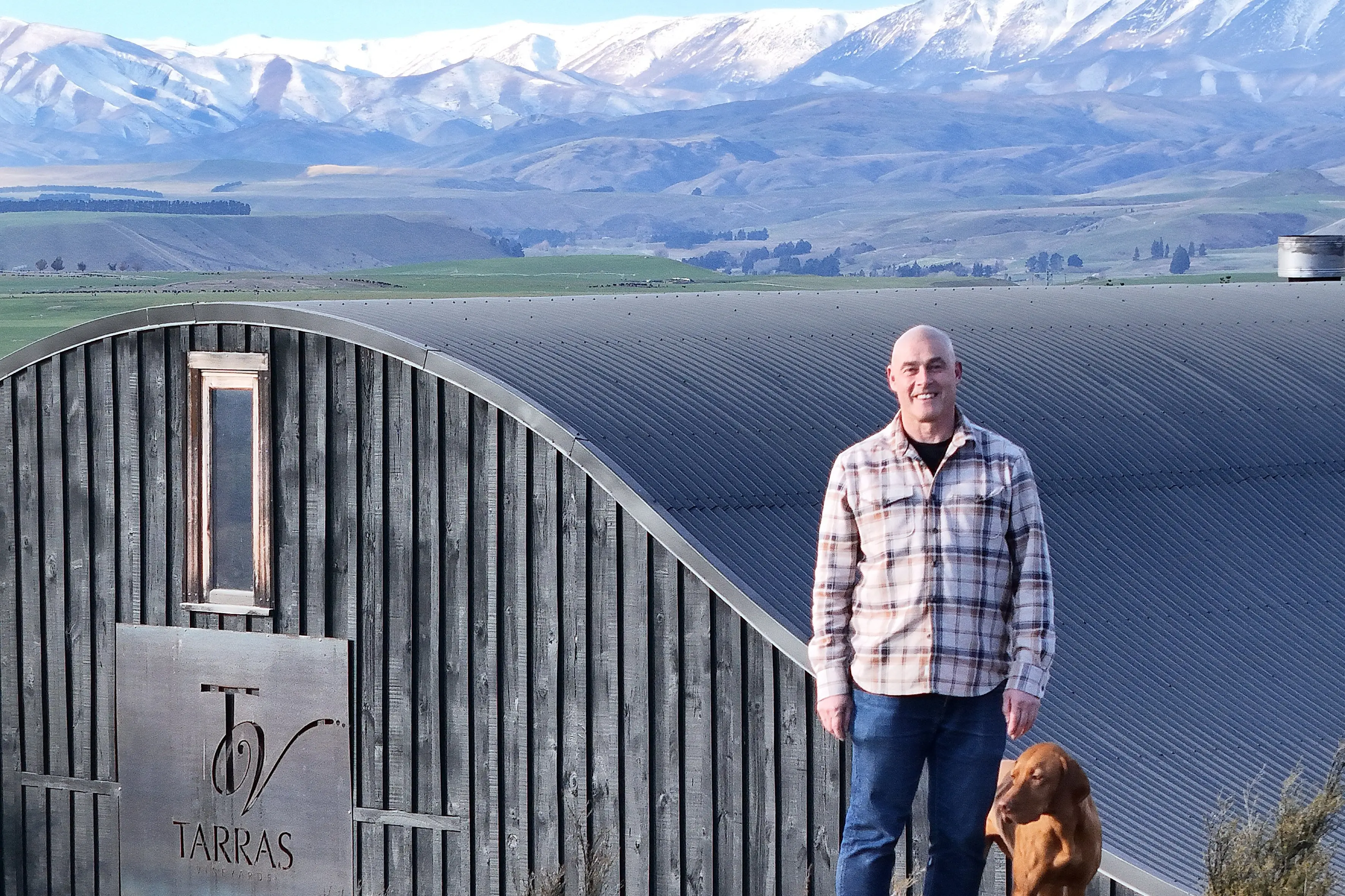 The Canyon at Tarras Vineyards owner Hayden Johnston. Photo: Stephen Jaquiery