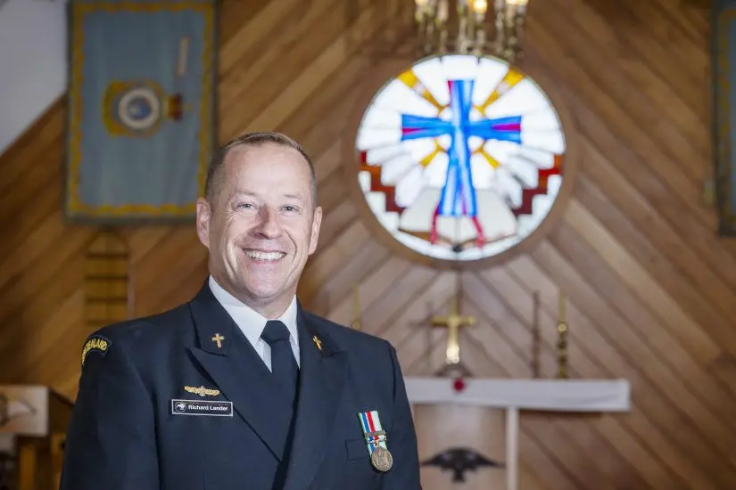Former Southland youth pastor and Royal New Zealand Navy Chaplain Richard Lander has been awarded a Chief of Army Commendation\\u00A0for his \\u201Cexceptional dedication and initiative\\u201D in establishing and leading a support programme\\u00A0for the families of deployed personnel. Photo: Supplied