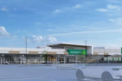 The planned new Woolworths on the corner of West Coast Rd and Weedons Ross Rd.\\nImage: Woolworths New Zealand.
