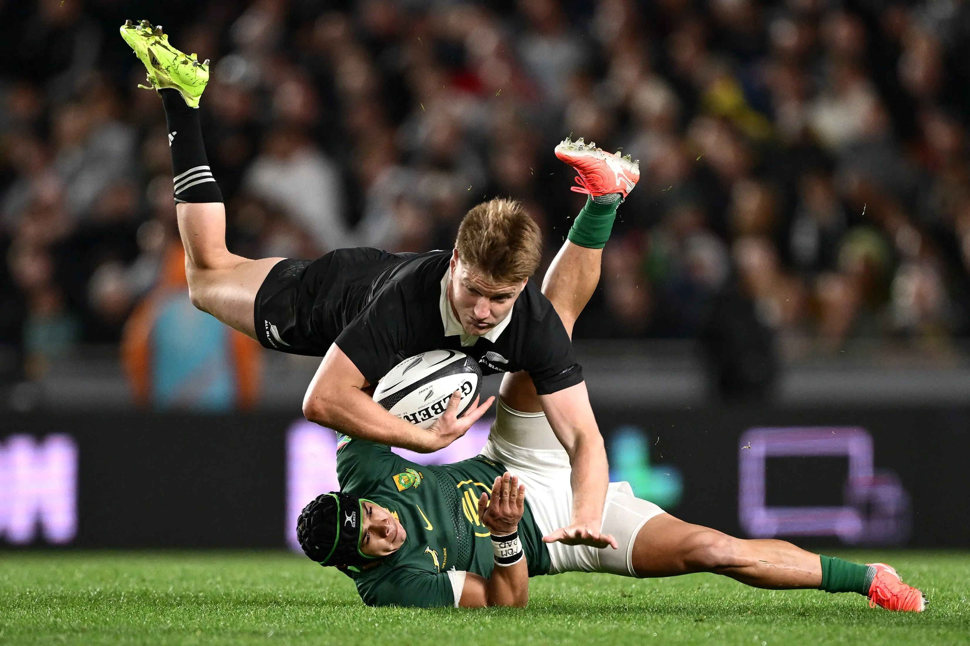 Anything is possible when the All Blacks play the Springboks. Photo: Getty Images