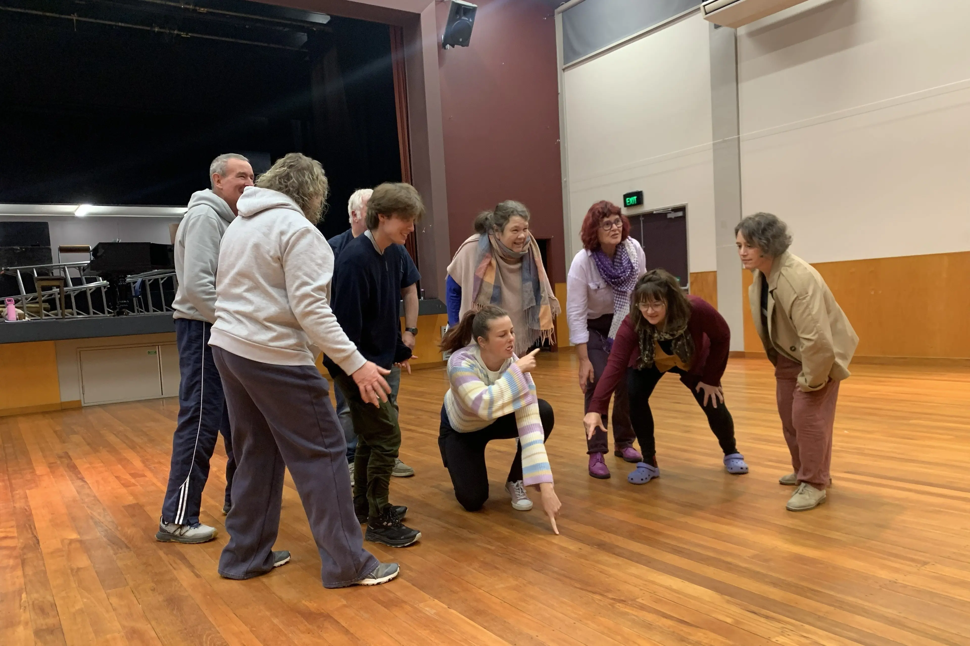 Cast of Methven Theatre Company rehearse for the upcoming musical production of Joesph and the Amazing Techicolour Dreamcoat. Photos: Supplied