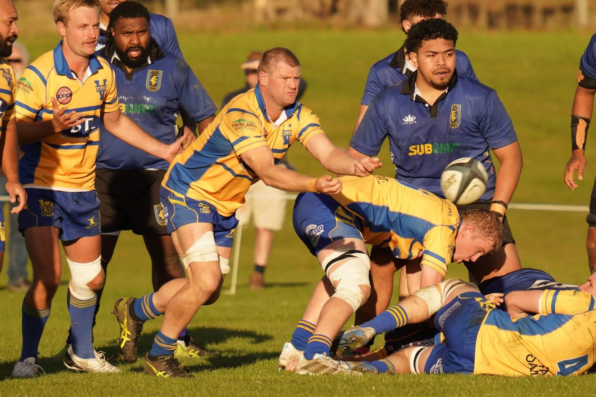 Valley stalwart Cameron Rowland will pack down at hooker for North Otago today. Photo: Yammie McKenzie Photography