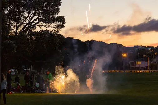 Fireworks a highlight in an incendiary week in politics. Photo: Getty Images