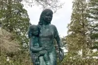 Alison Erickson\\'s sculpture was commissioned by the Geraldine Community Board for public land on Cox St in central Geraldine. PHOTO: JAN FINLAYSON