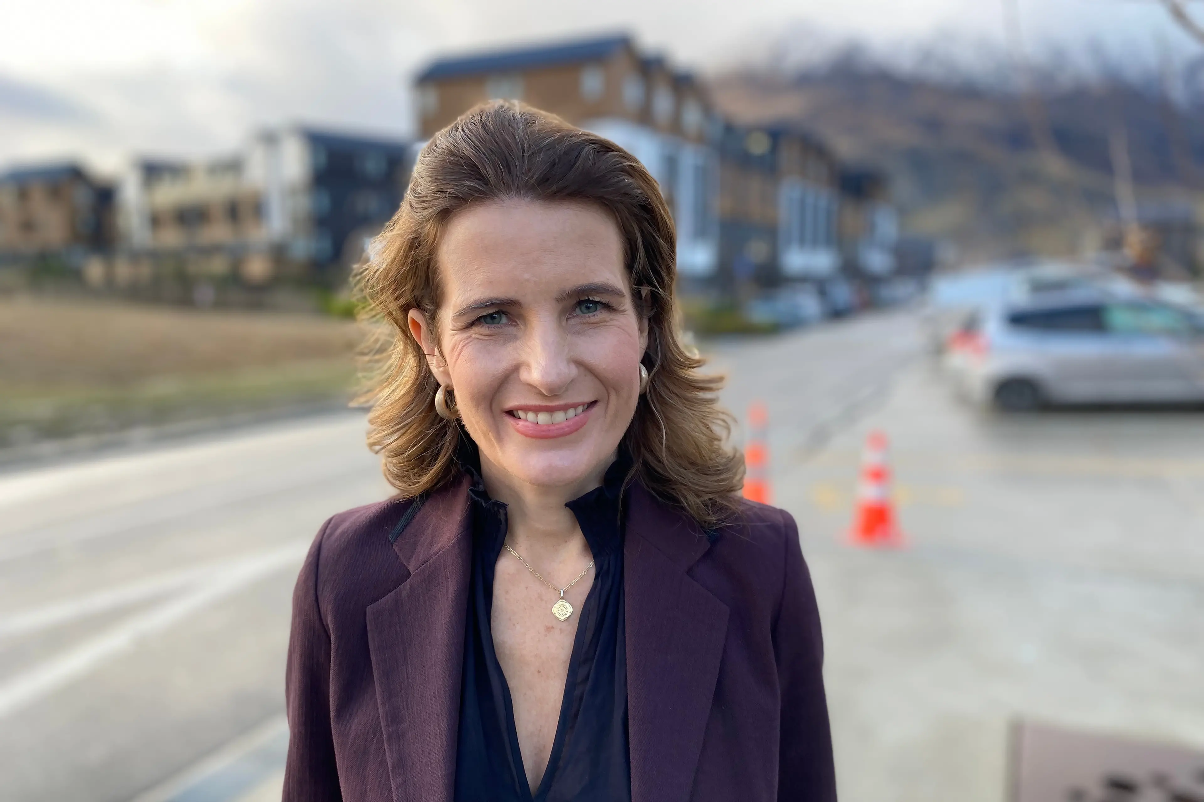Finance Minister Nicola Willis pictured in Queenstown yesterday, after speaking to Queenstown Business Chamber of Commerce members. Photo: Philip Chandler
