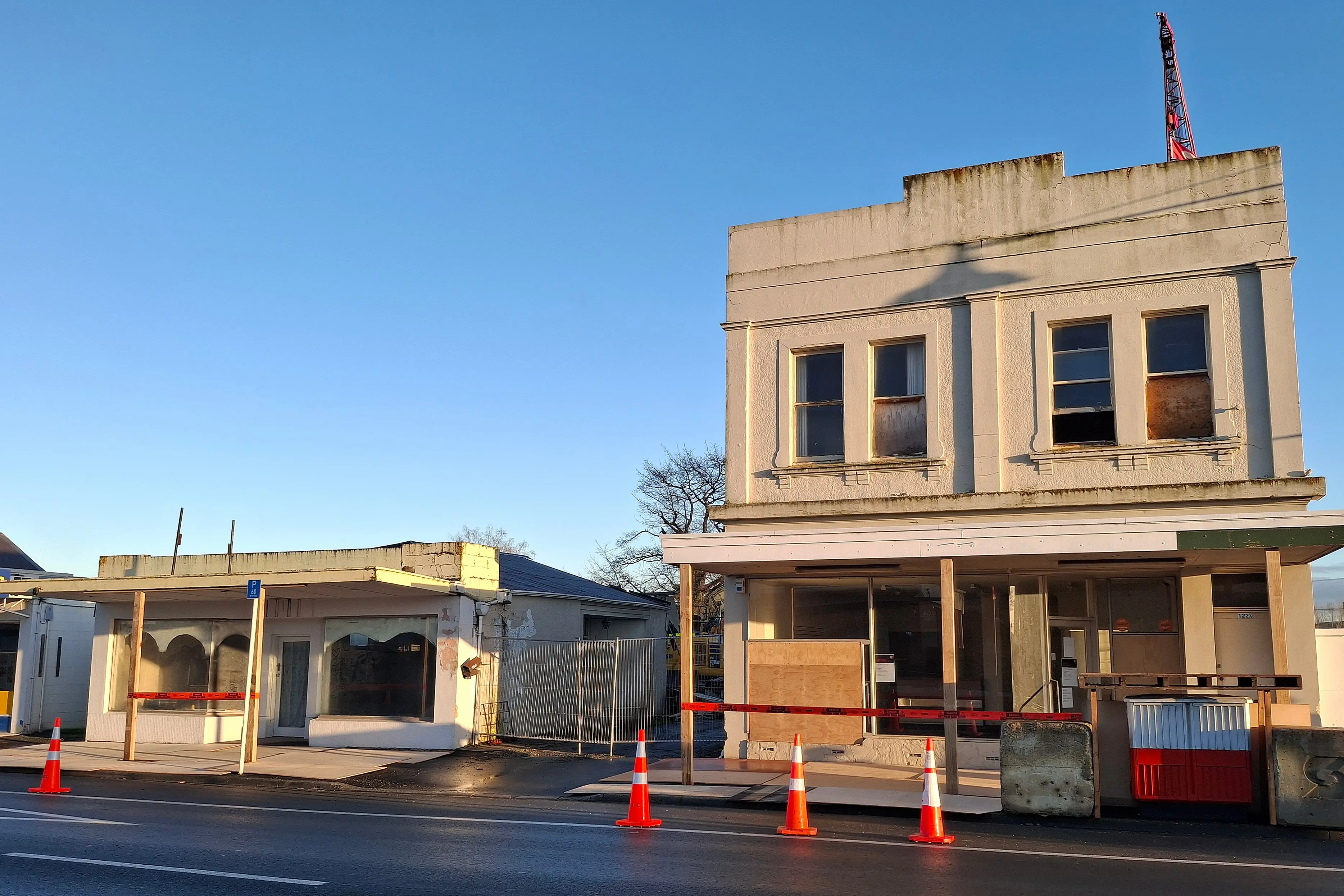 Buildings at 118 and 120 Union St, Milton, have been demolished to make way for development. Photo: Nick Brook