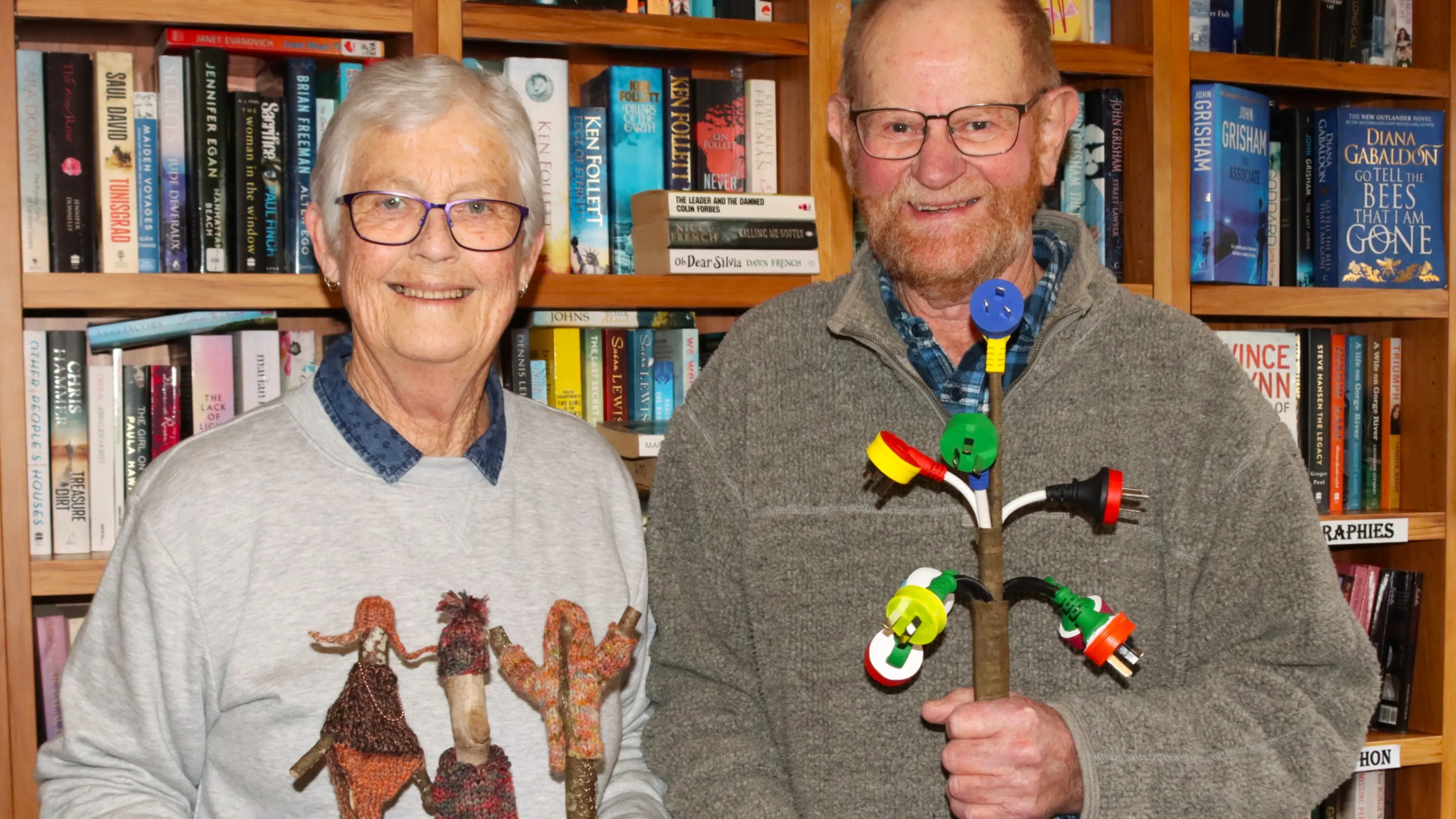 Rescued rubbish turned into remarkable art