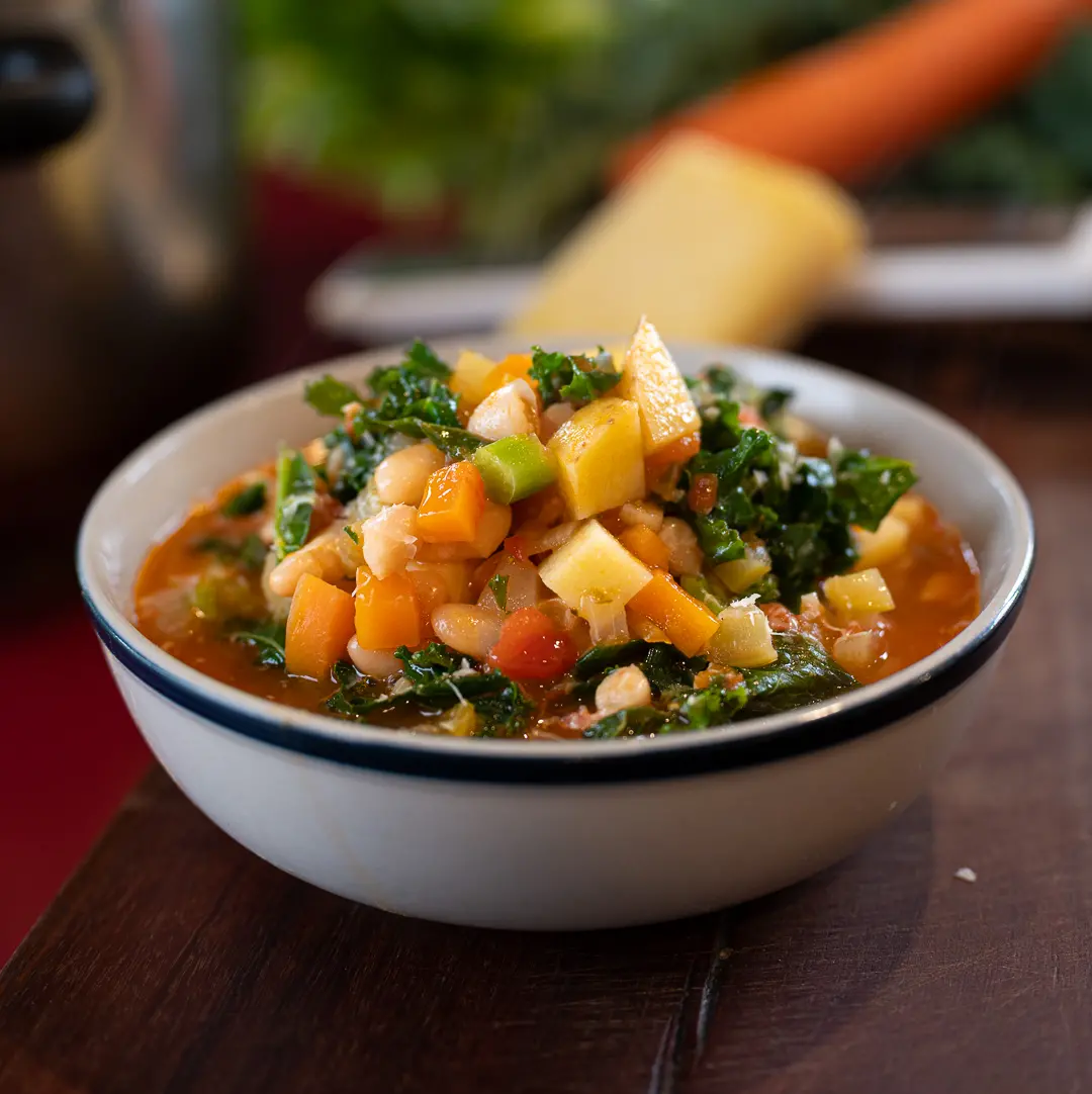 Classic minestrone soup